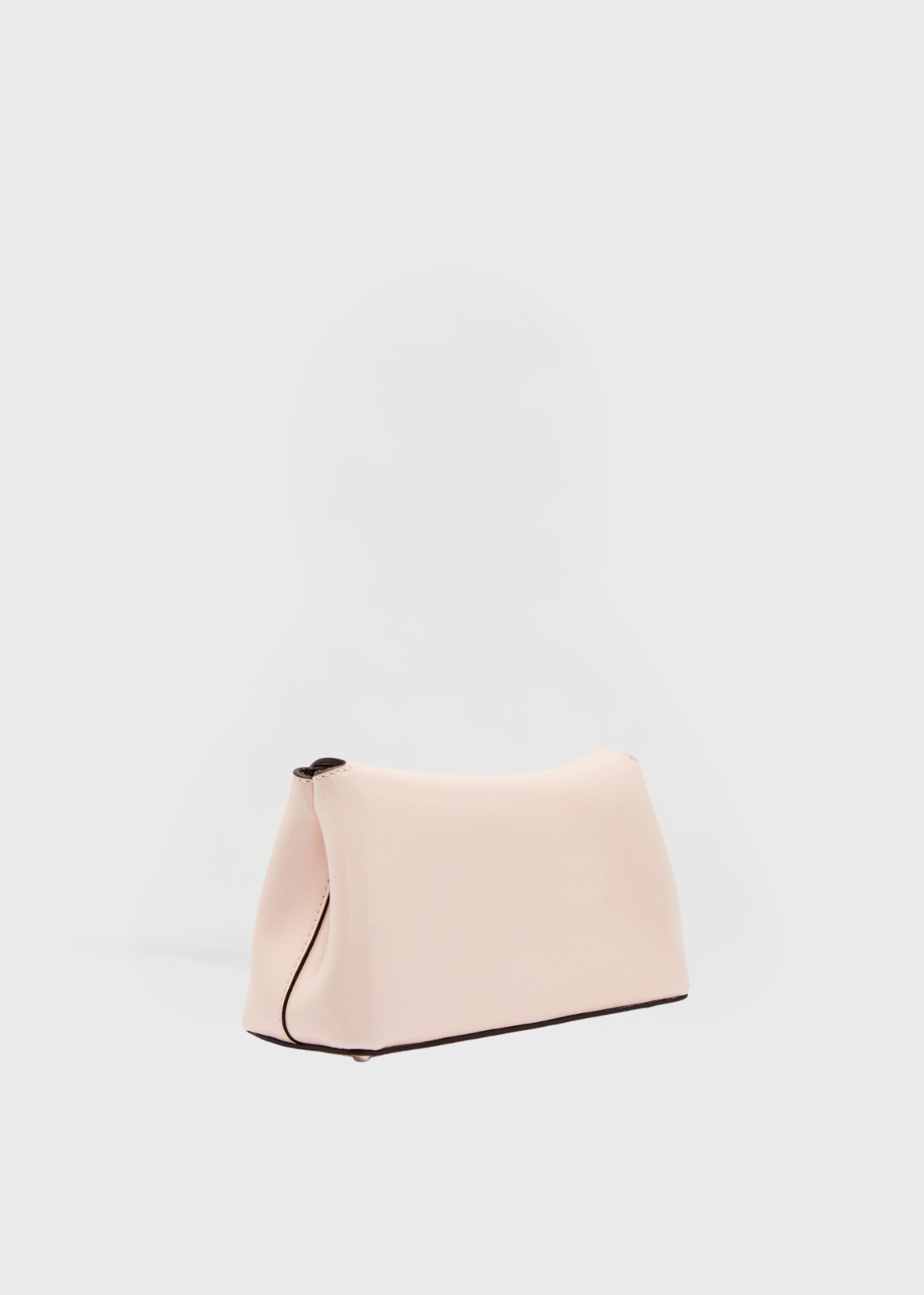 Toteme Mini T-lock Pony Hair Clutch Black