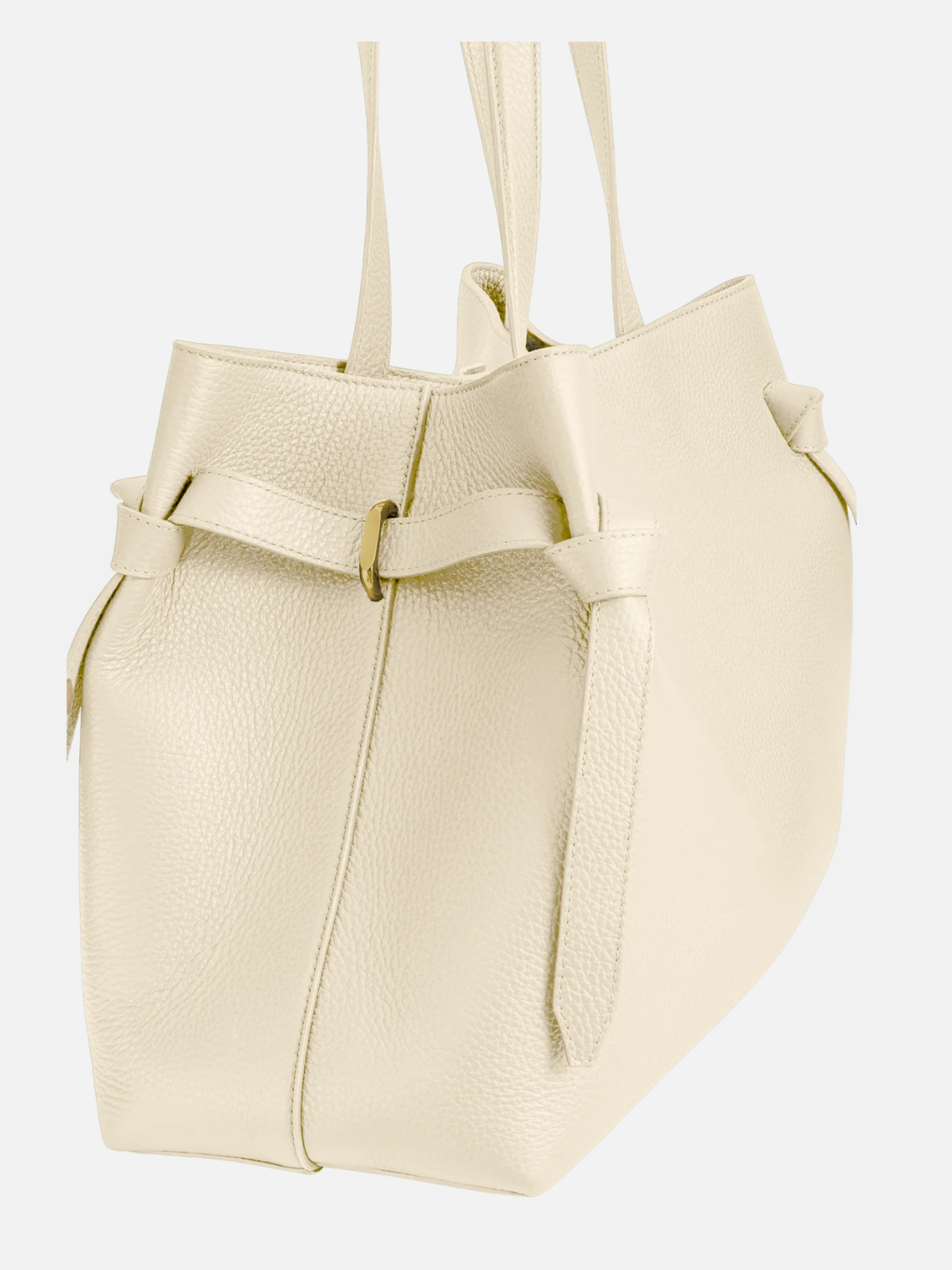 YUZEFI GYOZA TOTE - ANGORA PEBBLE GRAINED LEATHER