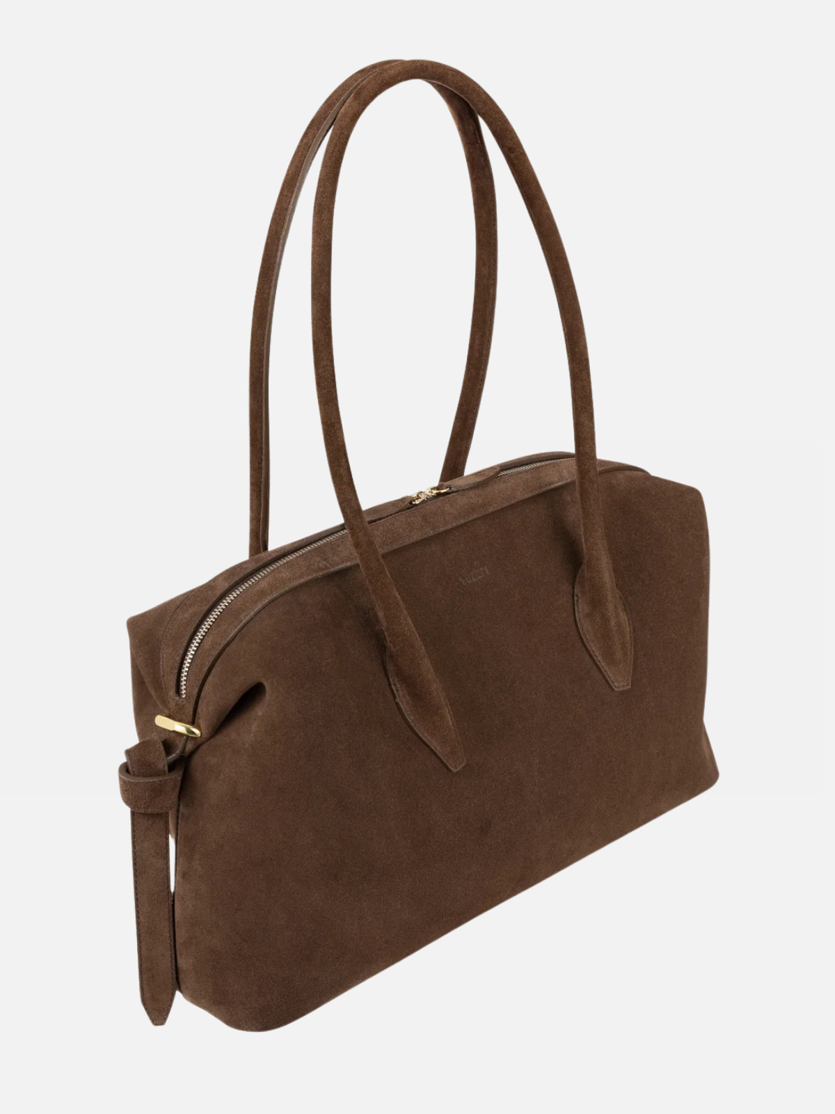 YUZEFI BRIOCHE DUFFLE - CHOCOLATE SUEDE