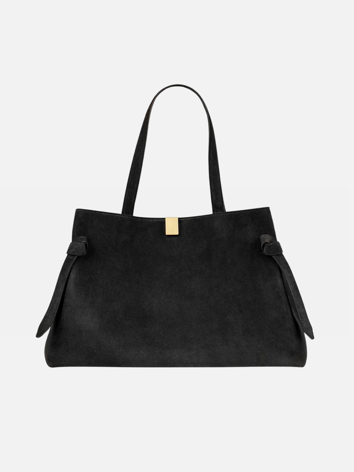 YUZEFI GYOZA TOTE - BLACK LEATHER