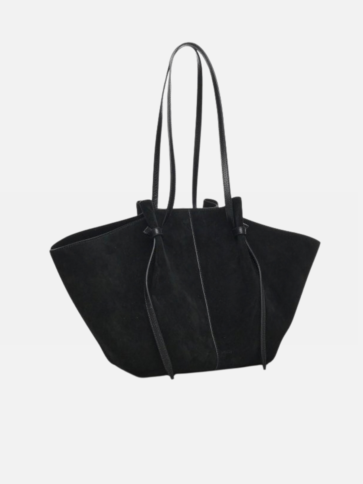 YUZEFI LARGE MOCHI - BLACK SUEDE