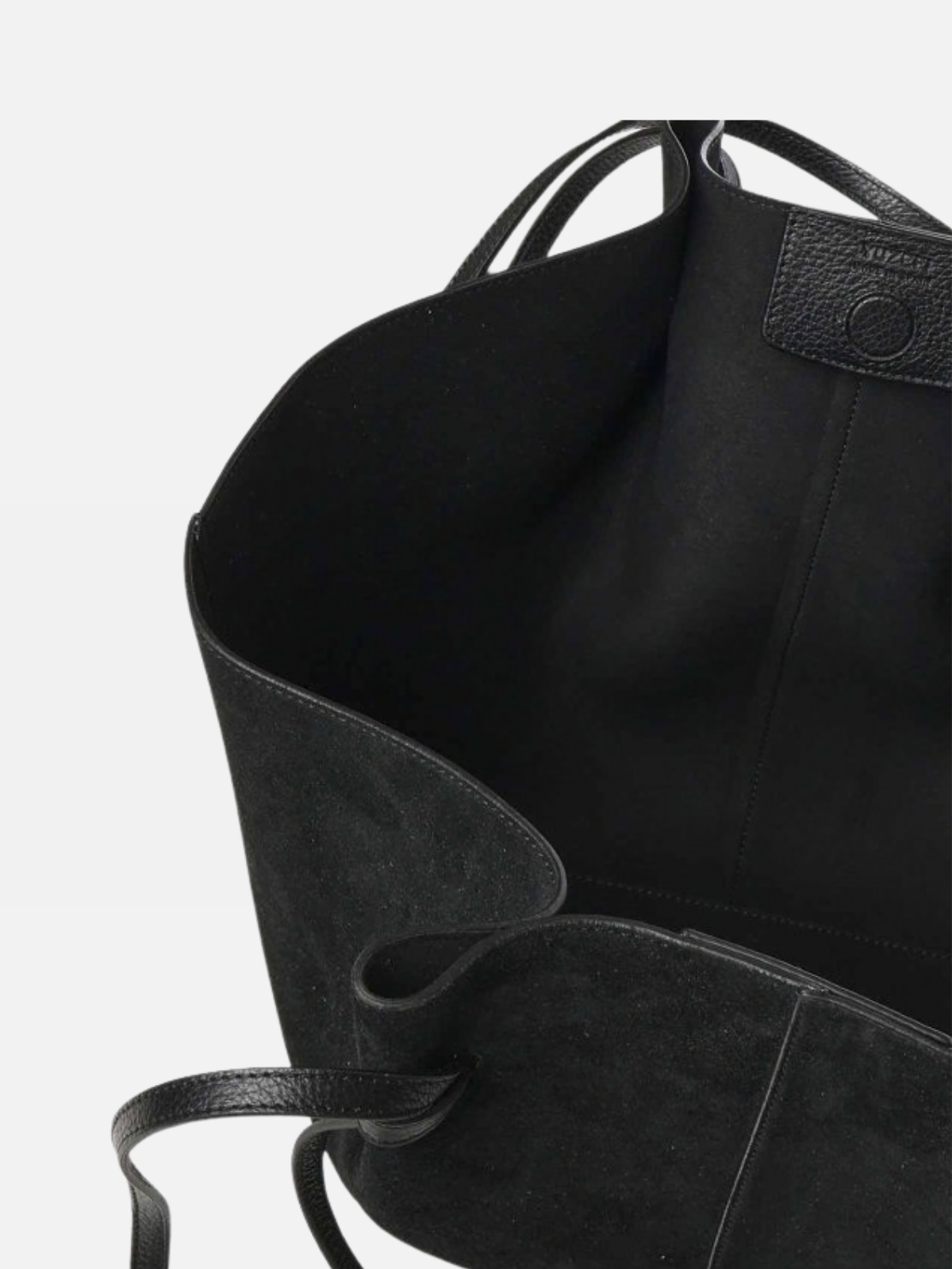 YUZEFI LARGE MOCHI - BLACK SUEDE