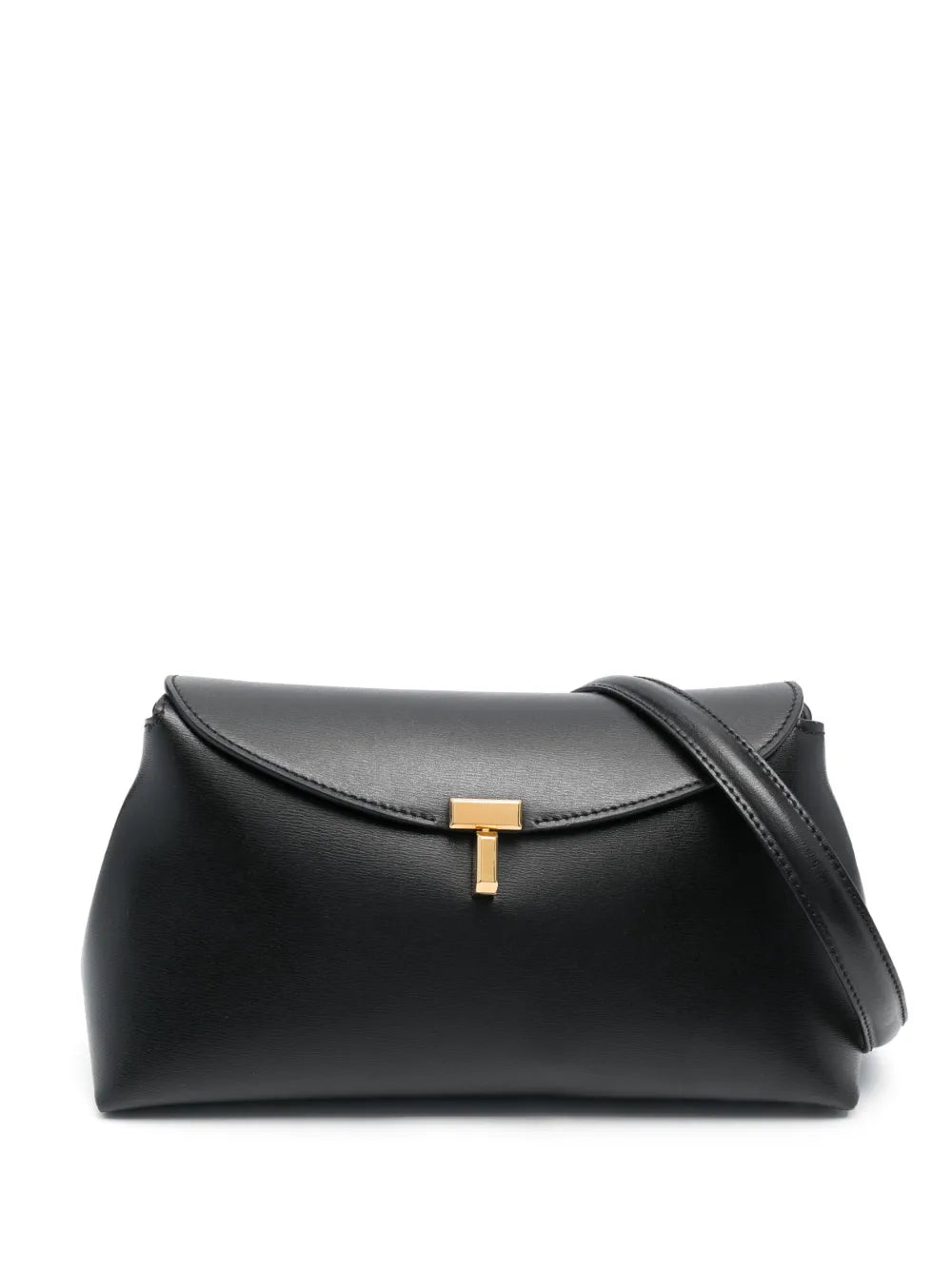 TOTEME Clutch T-Lock Nero Lucido