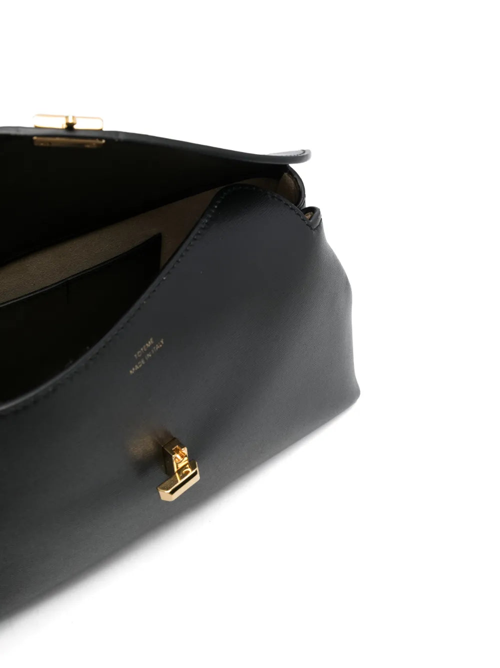 TOTEME Clutch T-Lock Nero Lucido