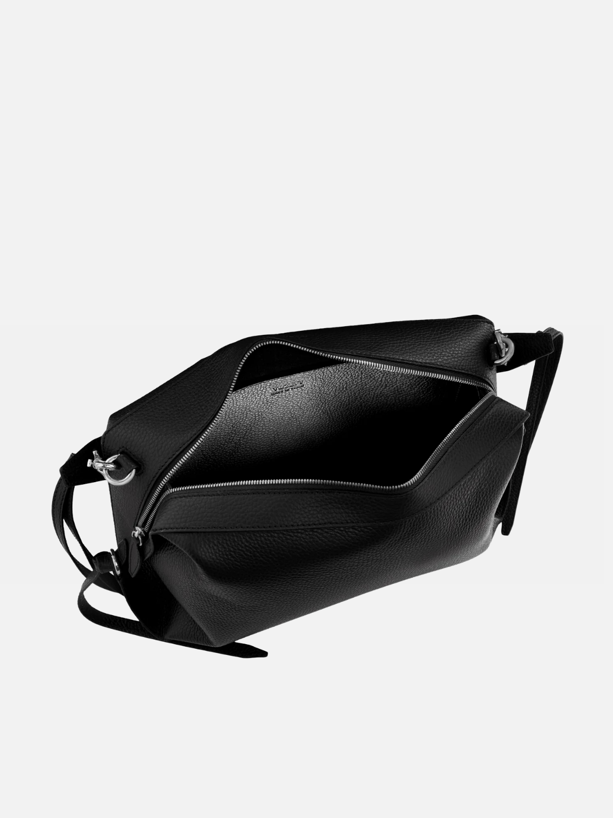 YUZEFI BENTO - BLACK PEBBLE GRAINED LEATHER