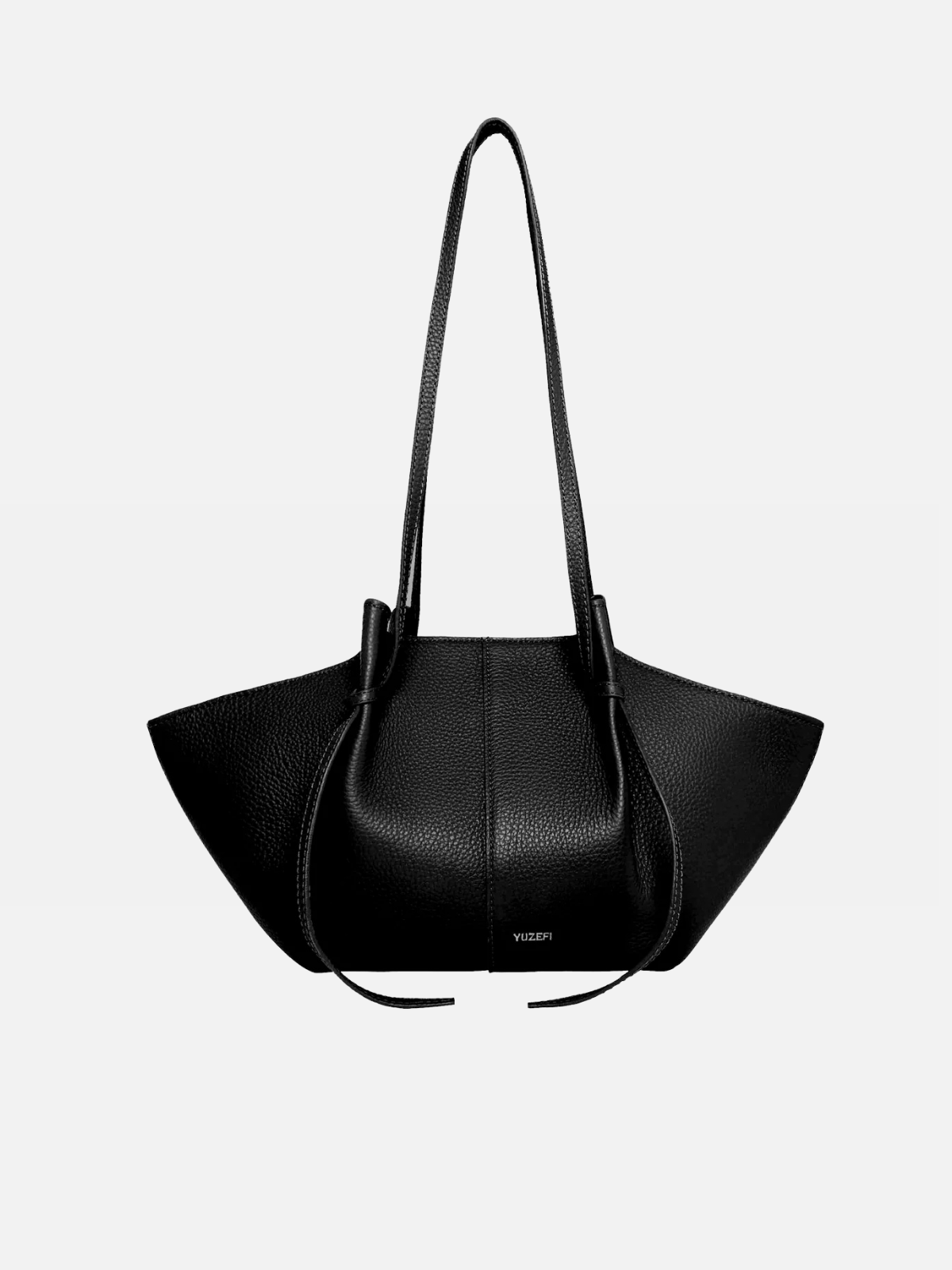 YUZEFI MOCHI - BLACK PEBBLE GRAINED LEATHER