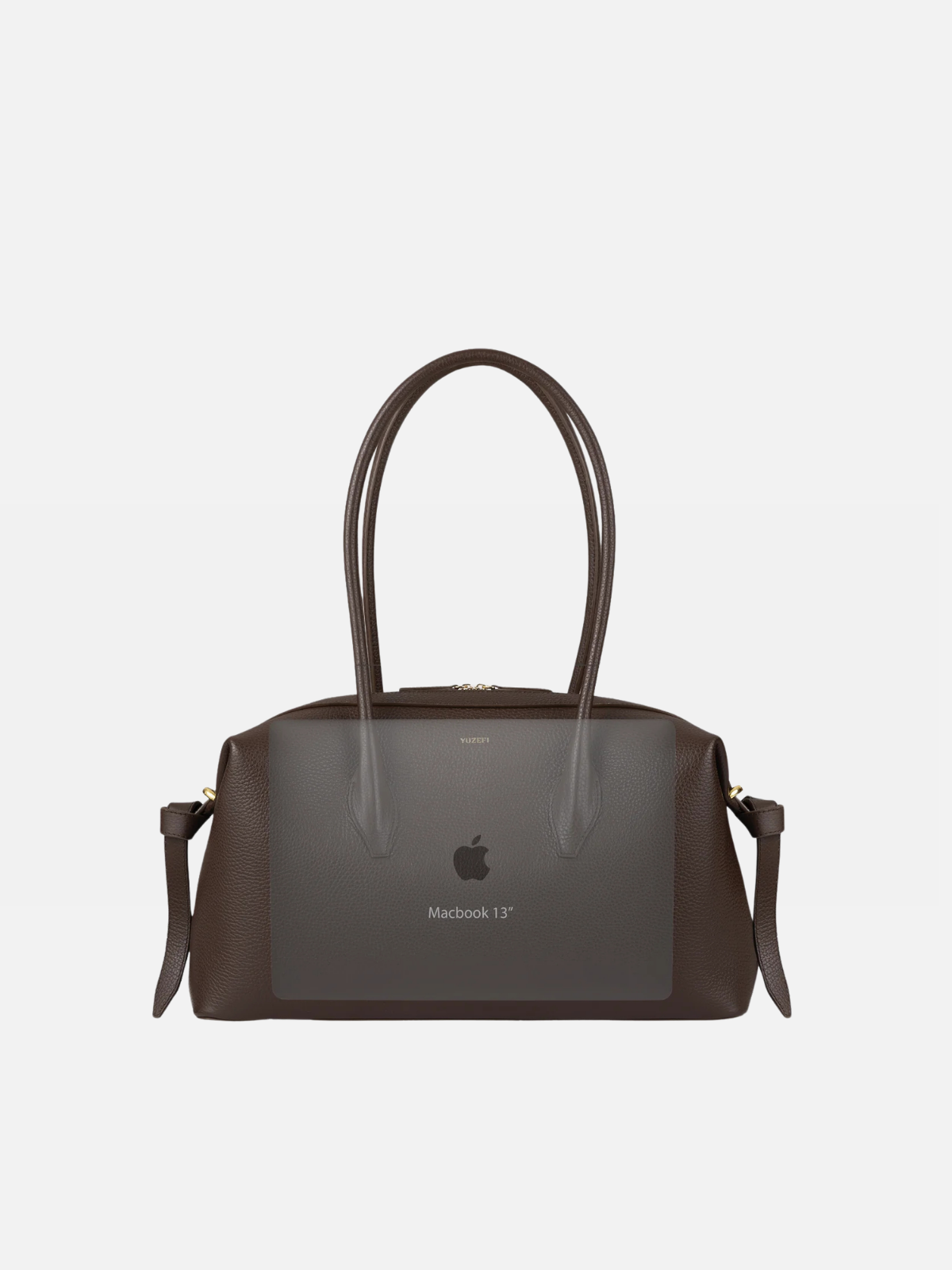 YUZEFI BRIOCHE DUFFLE - GANACHE SUEDE