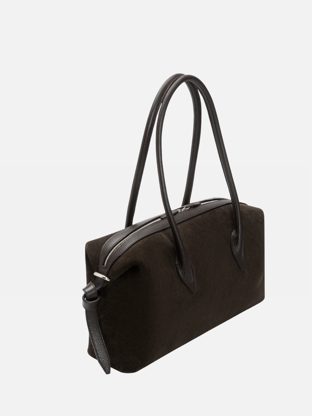 YUZEFI BRIOCHE DUFFLE - GANACHE SUEDE