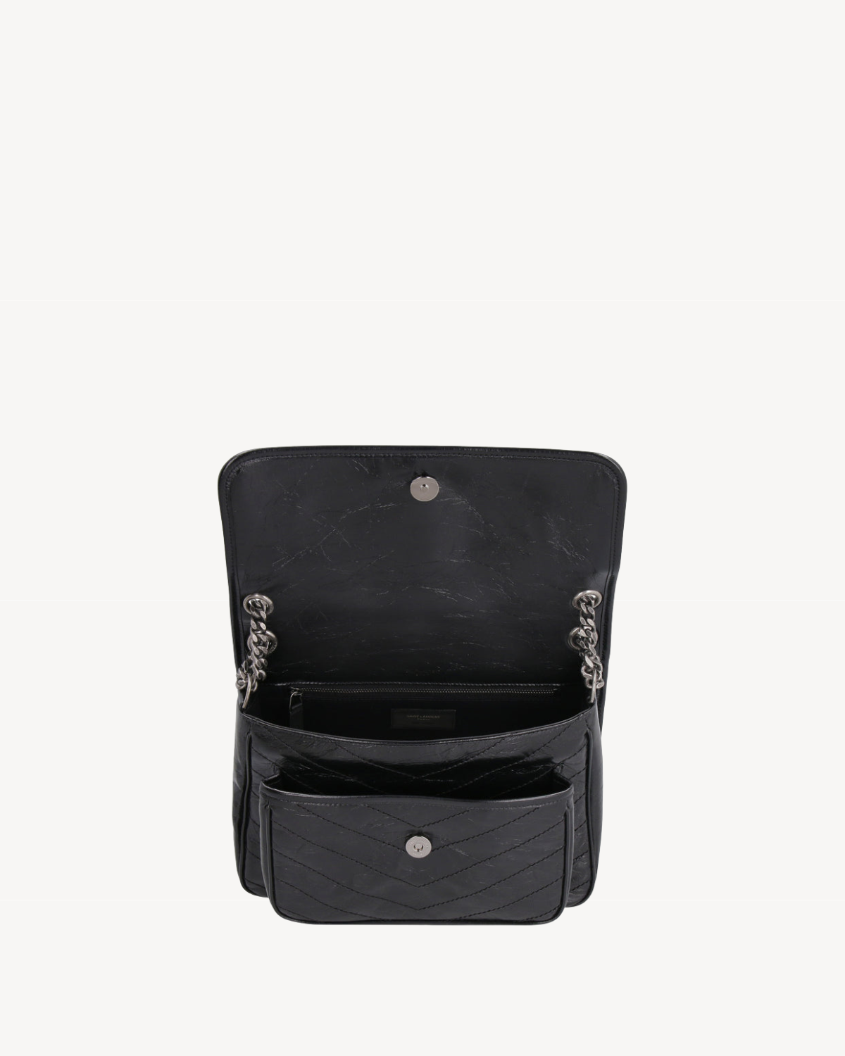 SAC DE VANITY EN CUIR SAINT LAURENT GABY