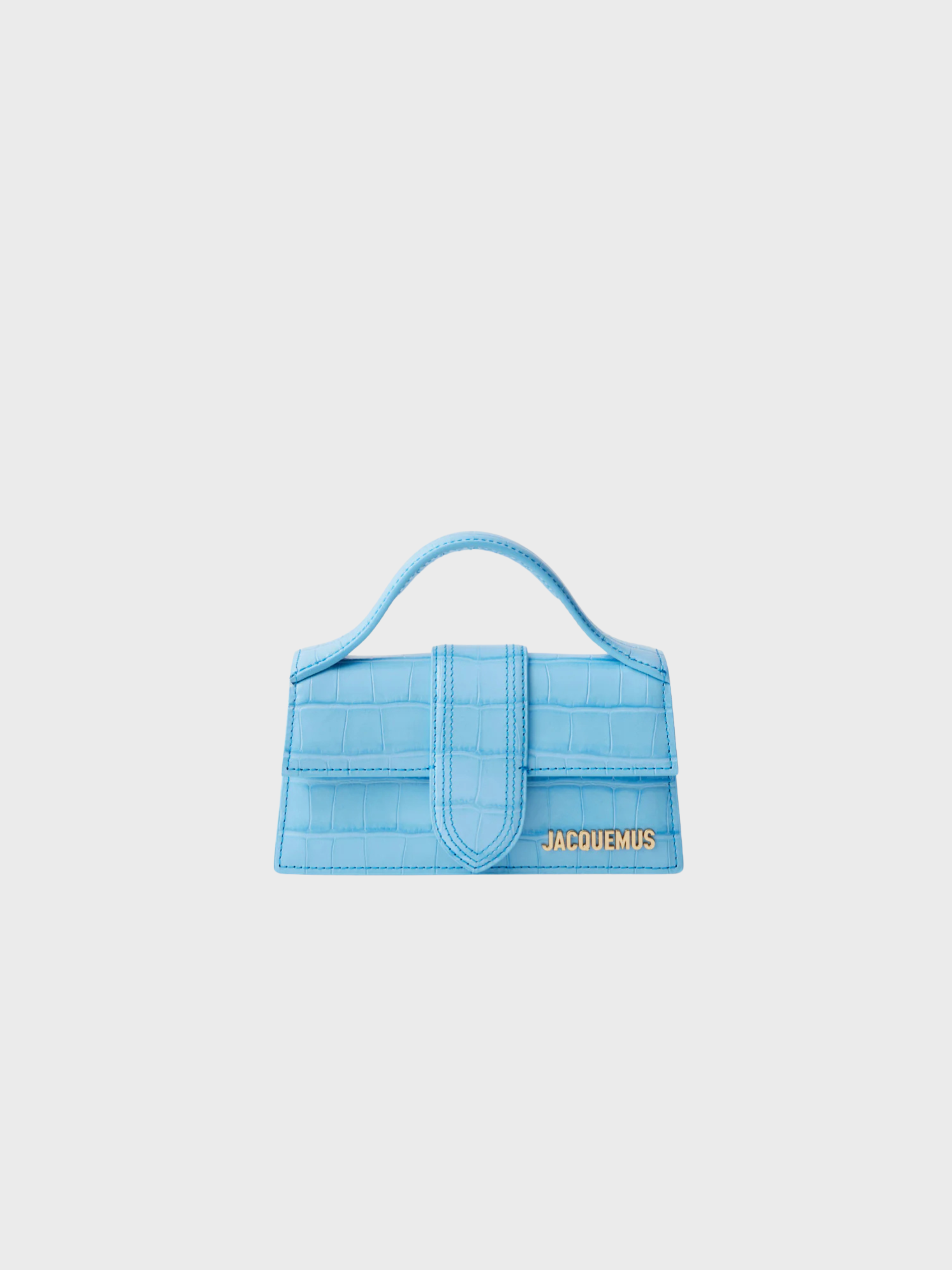 Jacquemus Le Bambino Crocodile Blu