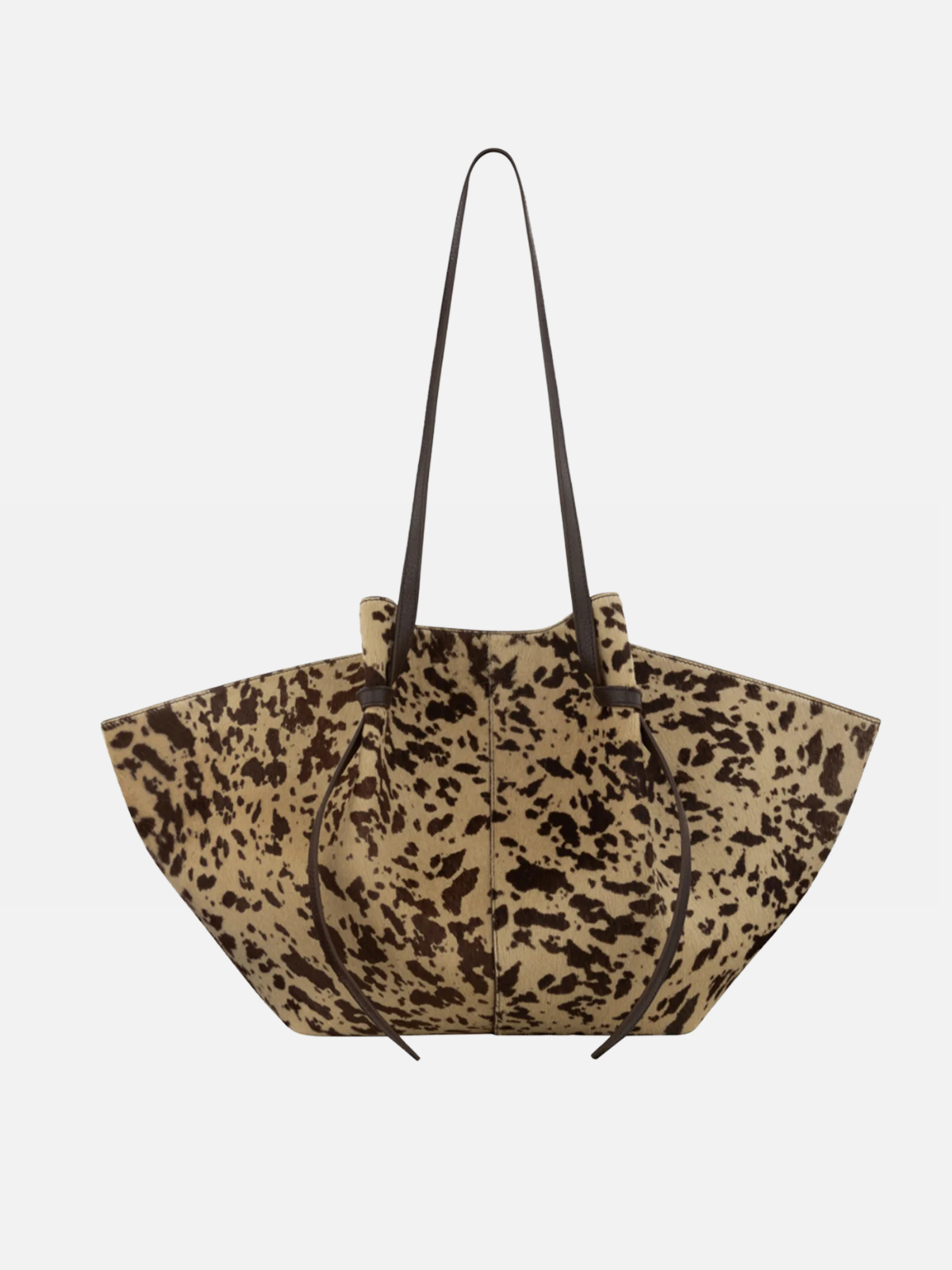 YUZEFI LARGE MOCHI - SPOTTED CALF HAIR