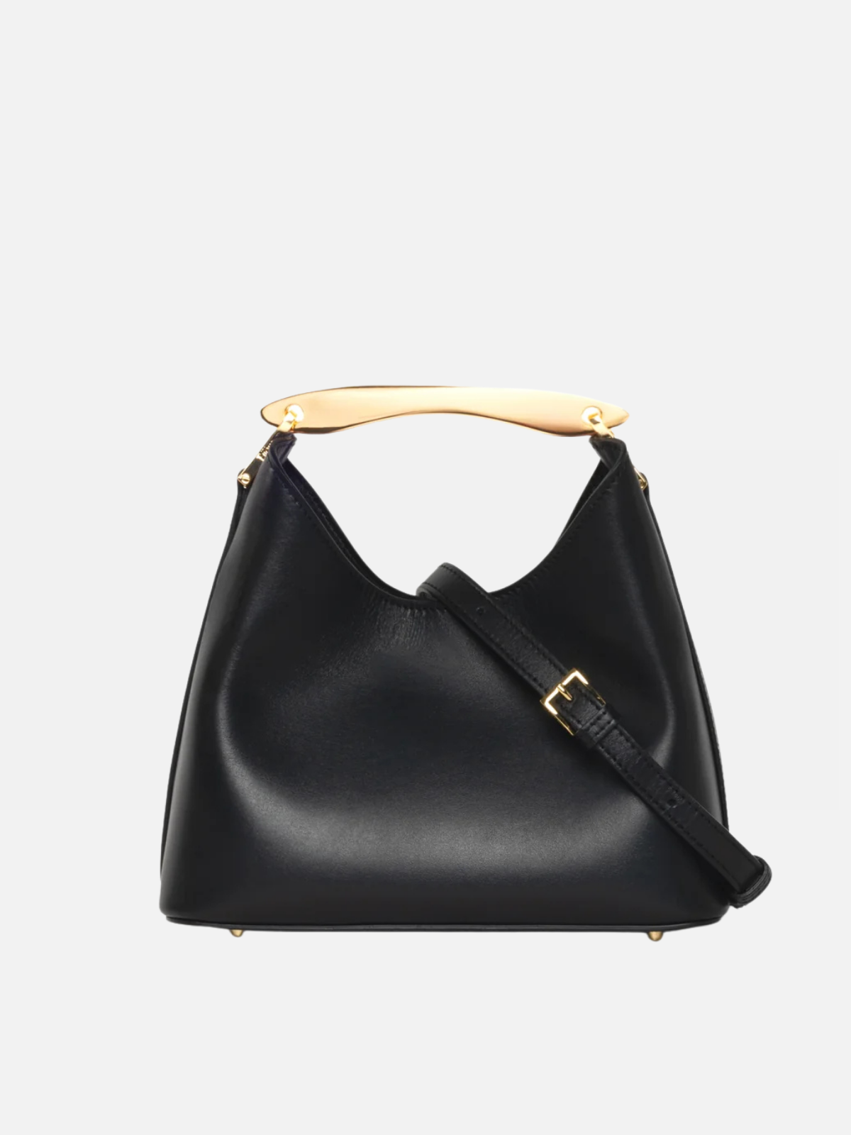 Elleme Small Boomerang Leather Black-Gold