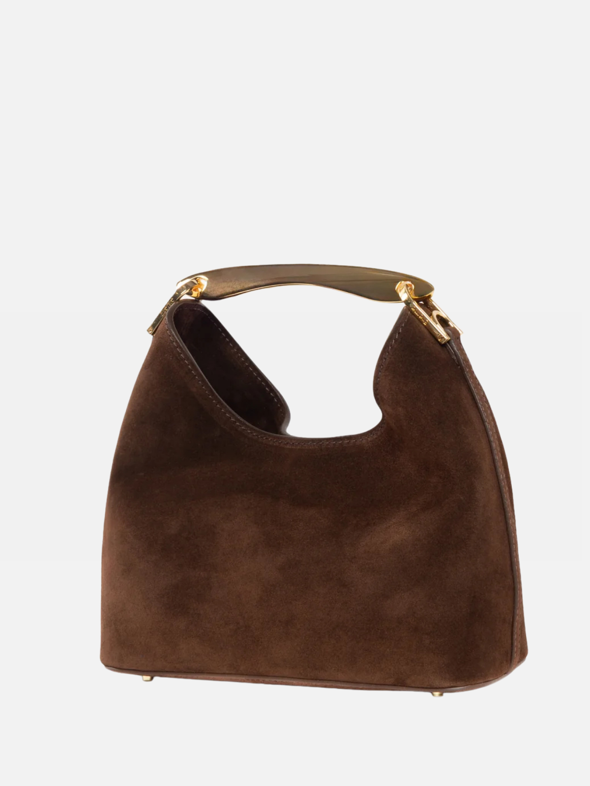 Elleme Small Boomerang Suede Brownie
