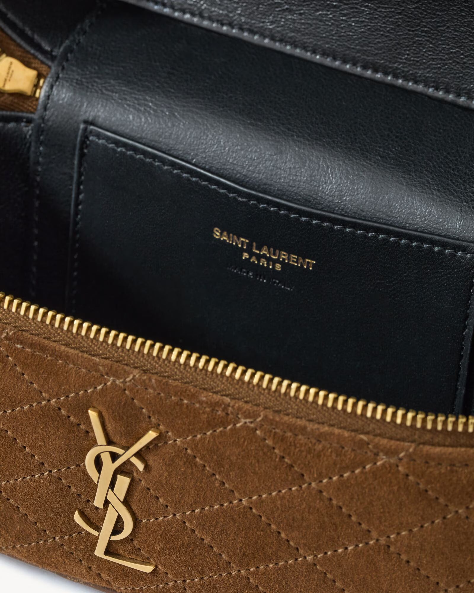 SAC DE VANITY EN CUIR SAINT LAURENT GABY