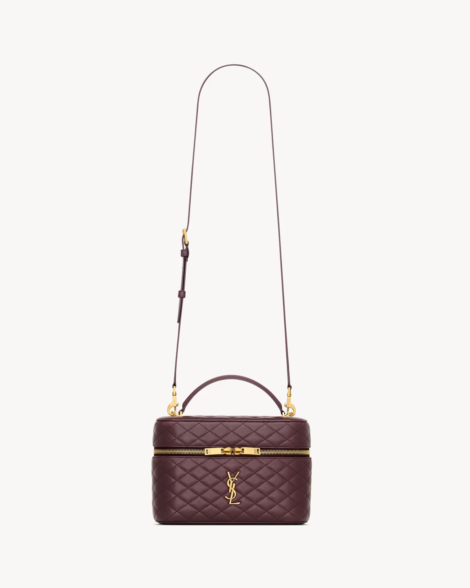 SAC DE VANITY EN CUIR SAINT LAURENT GABY