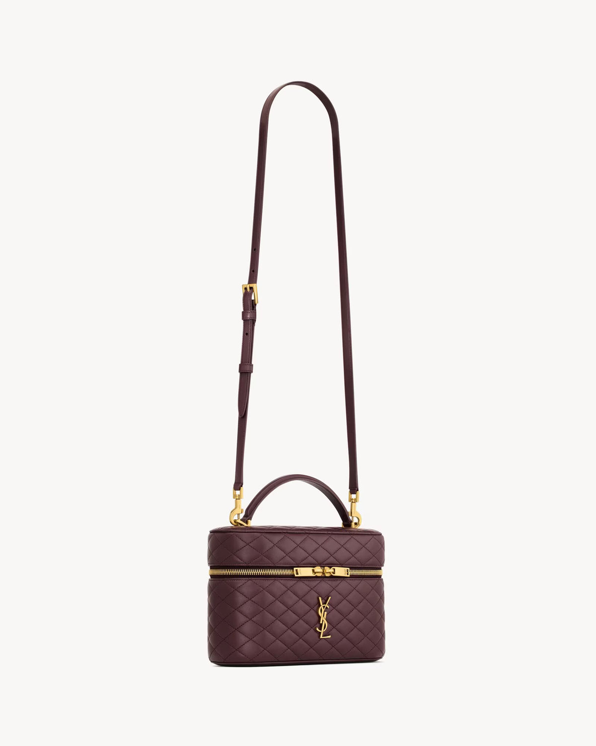 SAC DE VANITY EN CUIR SAINT LAURENT GABY