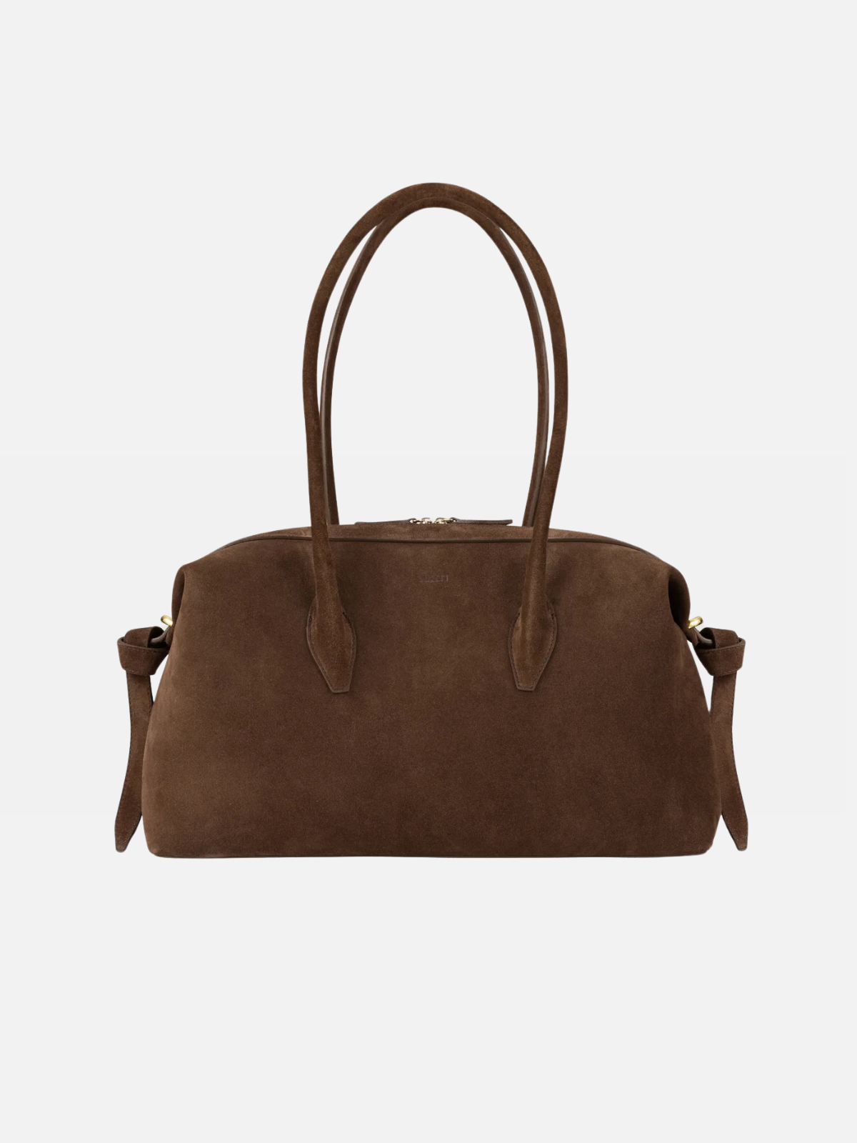YUZEFI BRIOCHE DUFFLE - CHOCOLATE SUEDE
