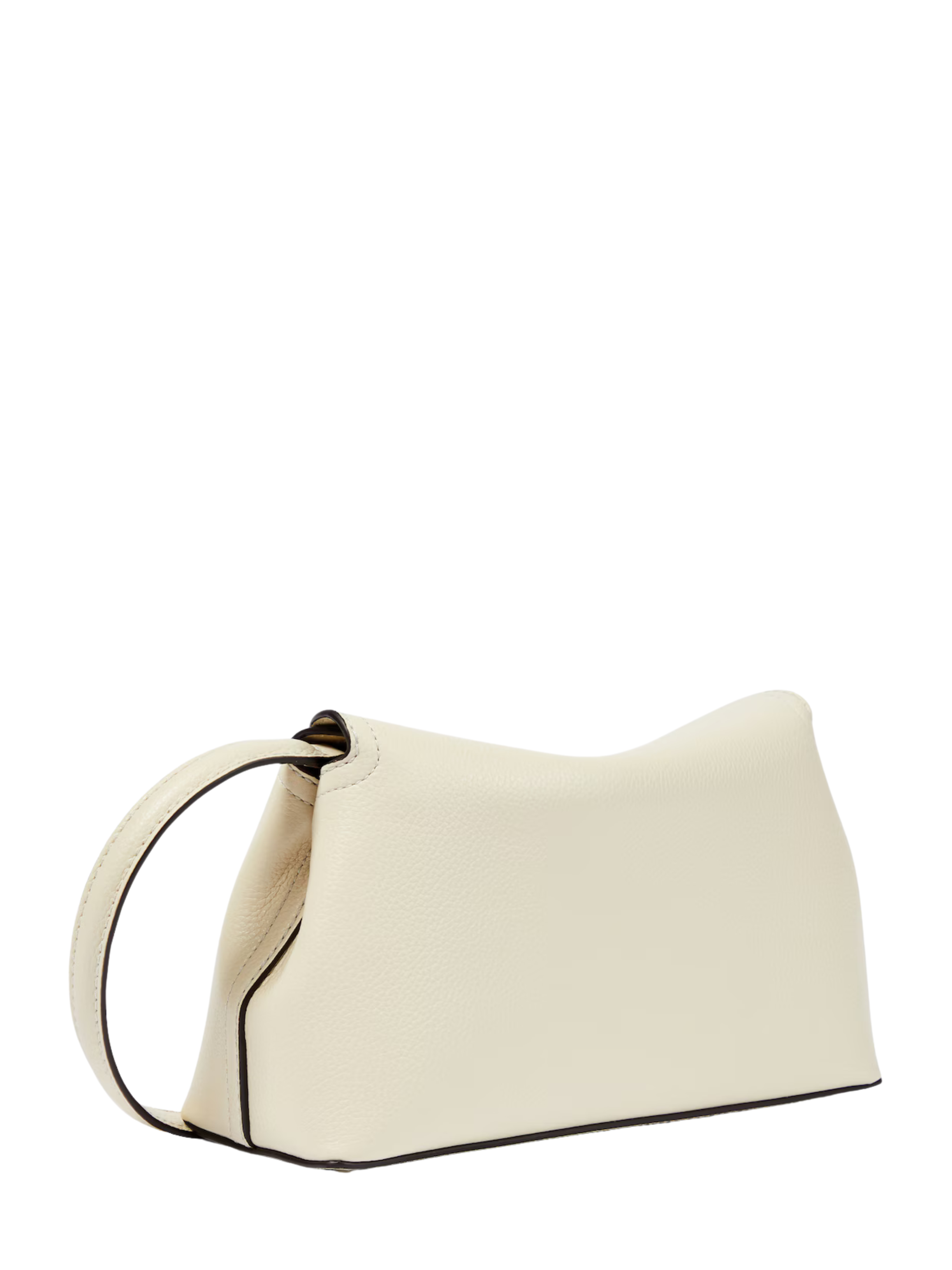 TOTEME Embrayage T-Lock Blanc Martelé