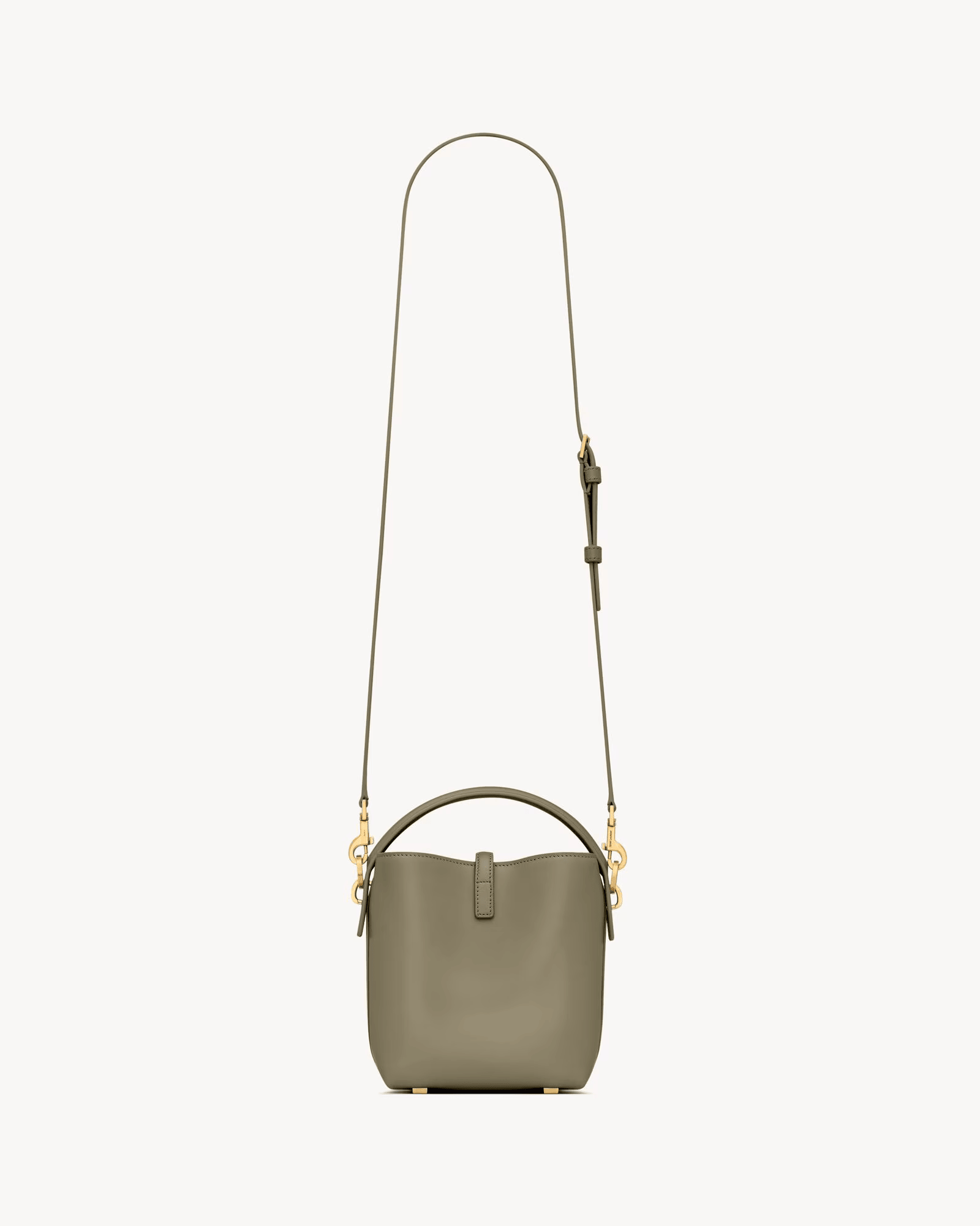MINI SAC SAINT LAURENT LE 37 EN CUIR VERNI STRONG MOSS