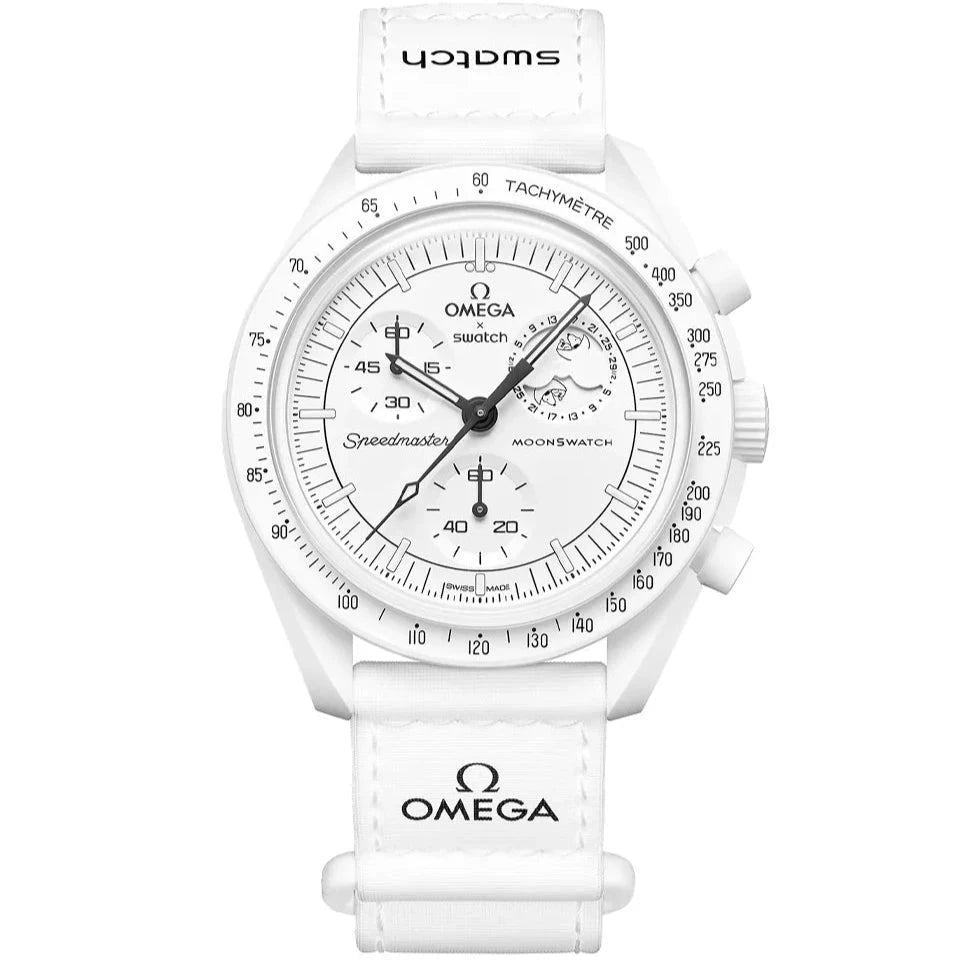 時計 SnoopyxOMEGAxSwatch BIOCERAMI MooSwatch Omega X Swatch to the Planets with the Bioceramic MoonSwatch