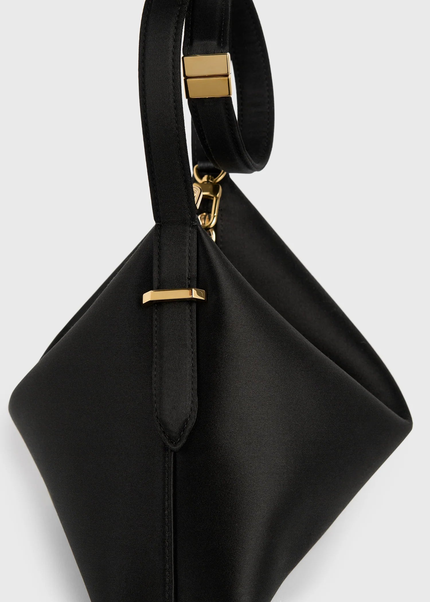 TOTEME Embrayage T-Lock Blanc Martelé