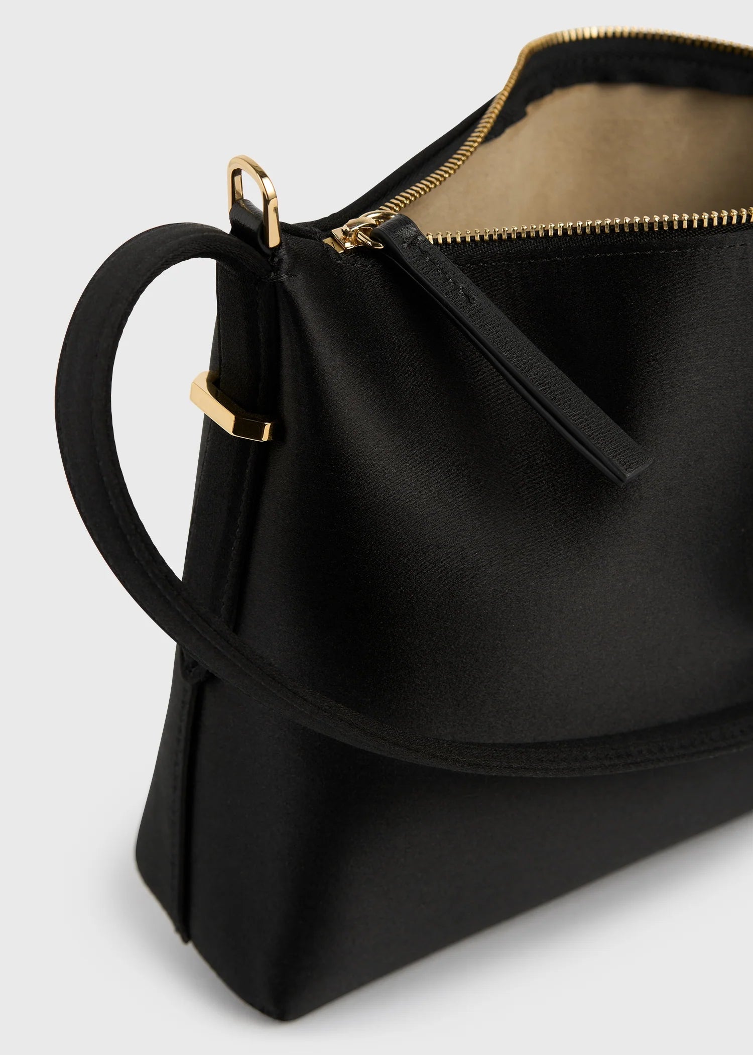 TOTEME Embrayage T-Lock Blanc Martelé