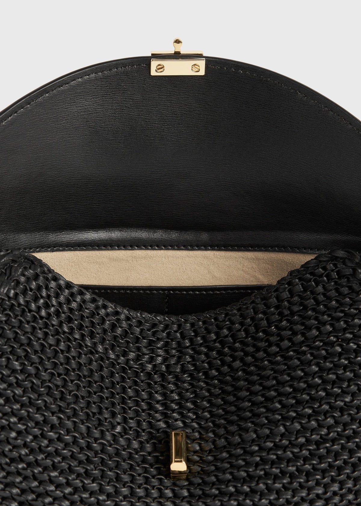 Toteme Clutch T-Lock Light Brown