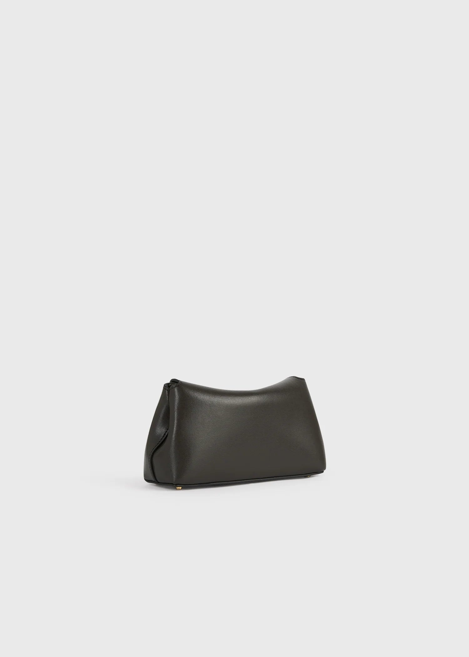 Toteme Mini T-lock Pony Hair Clutch Black