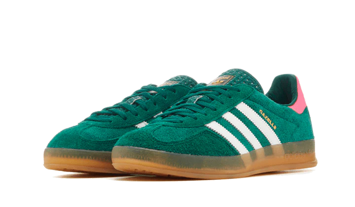 Adidas Gazelle Indoor Vert Collegiate Rose Lucide