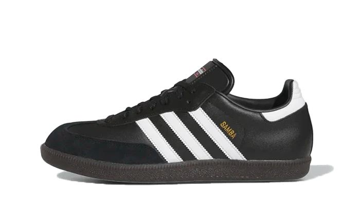 Adidas Samba Cuir Noir Blanc