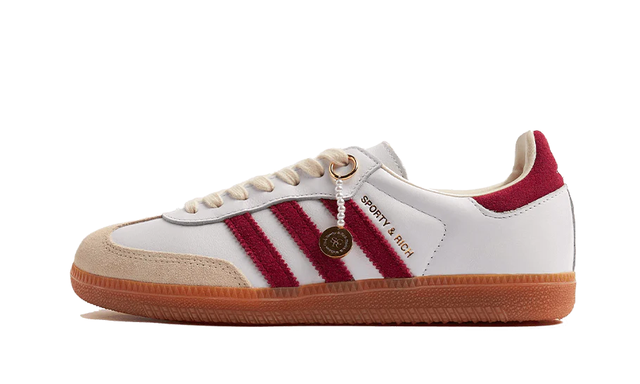 Adidas Samba OG Sporty & Rich White Core Burgundy Adidas Samba OG Sporty & Rich White Core Burgundy