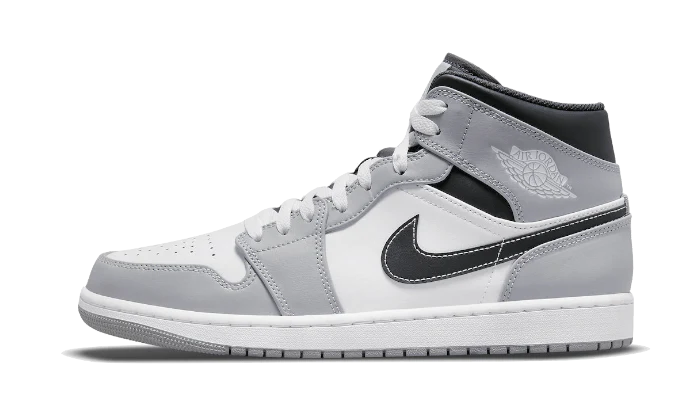 Air Jordan 1 Mid Gris Fumé Clair Anthracite