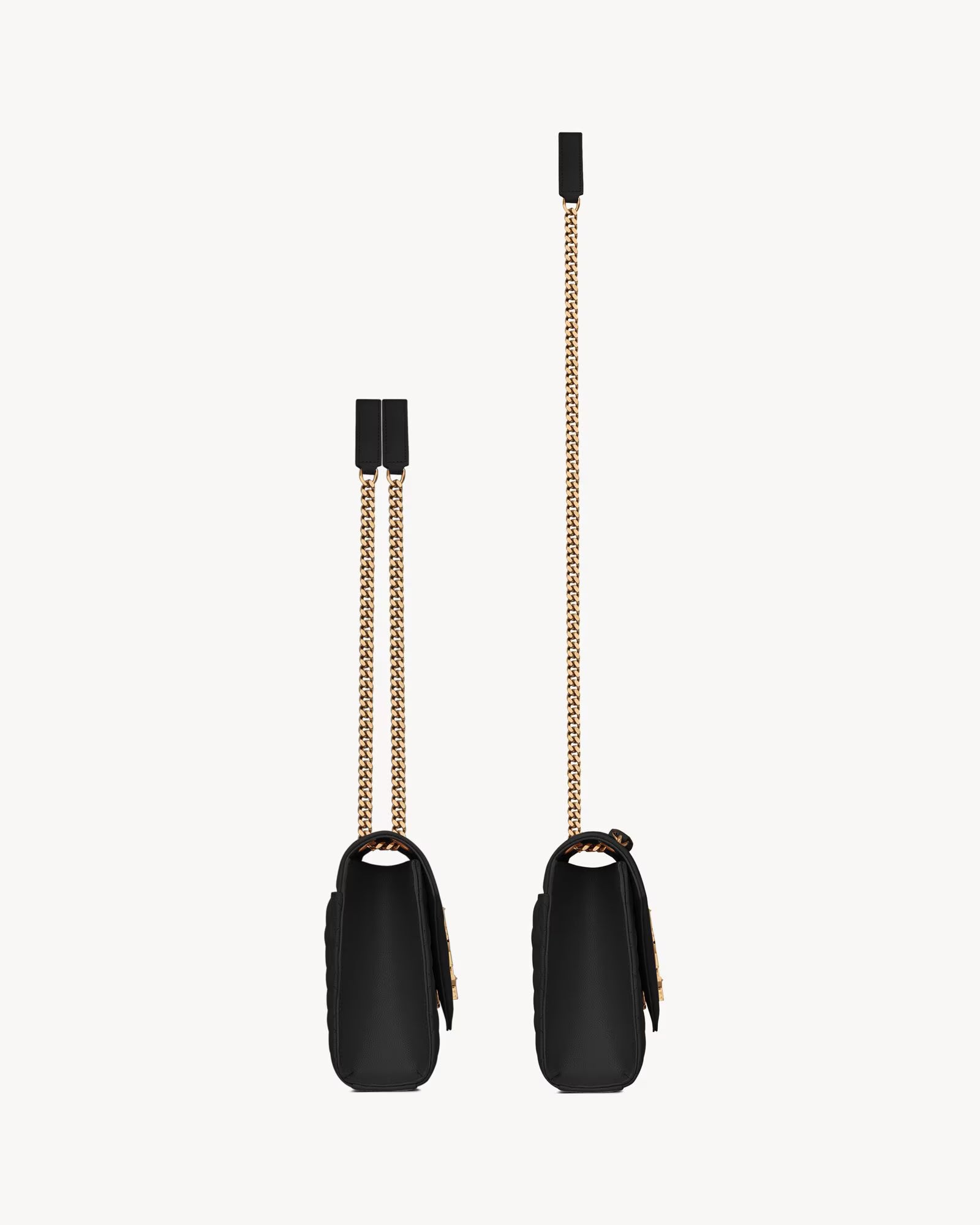 SAINT LAURENT KATE MEDIUM BAG IN GRAIN DE POUDRE LEATHER