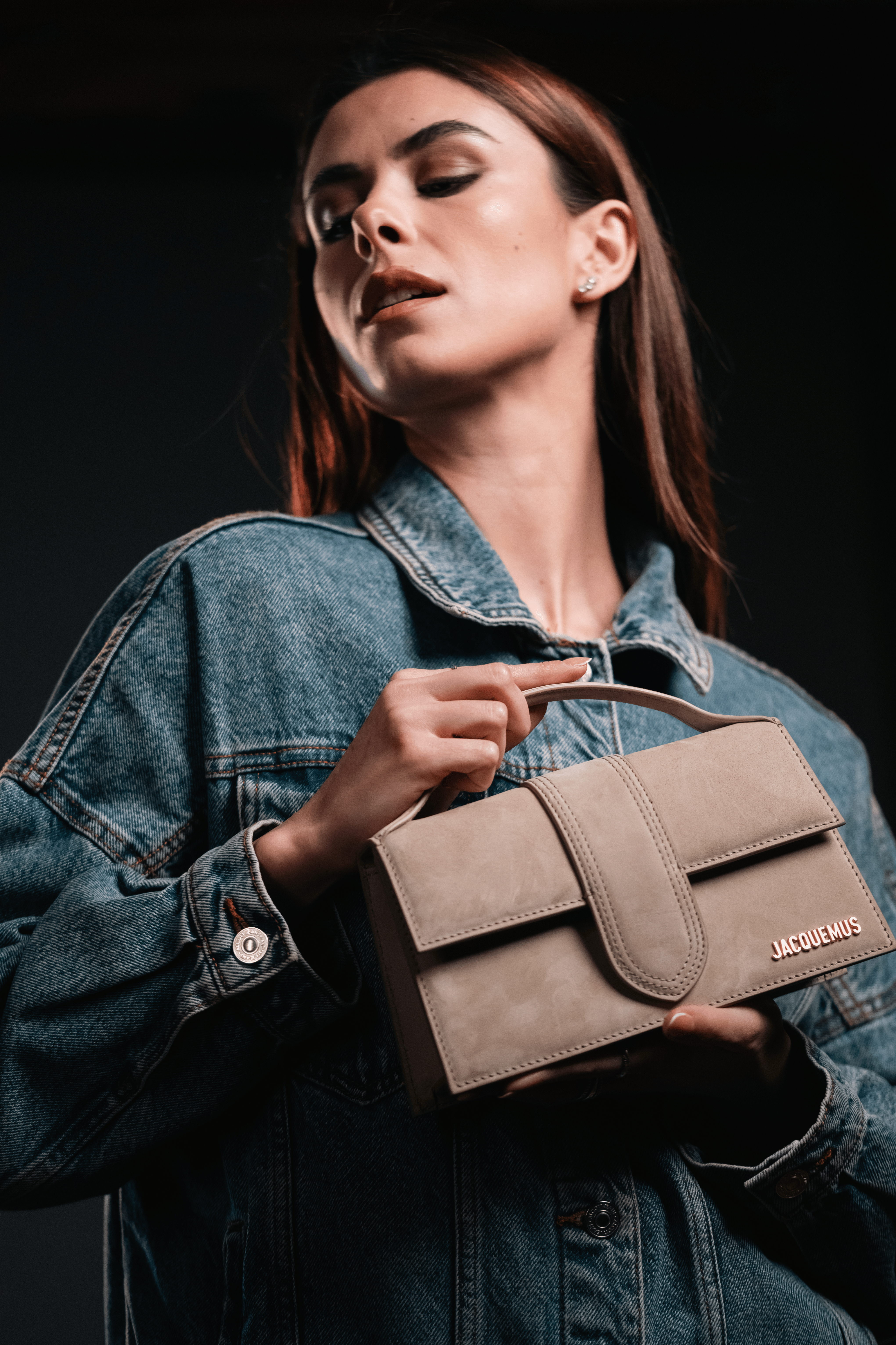 Jacquemus Le Grand Bambino Beige Foncé