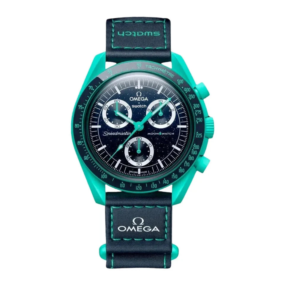SWATCH X OMEGA BIOCERAMIC MOONSWATCH MISSION TO EARTH - POLAR LIGHTS