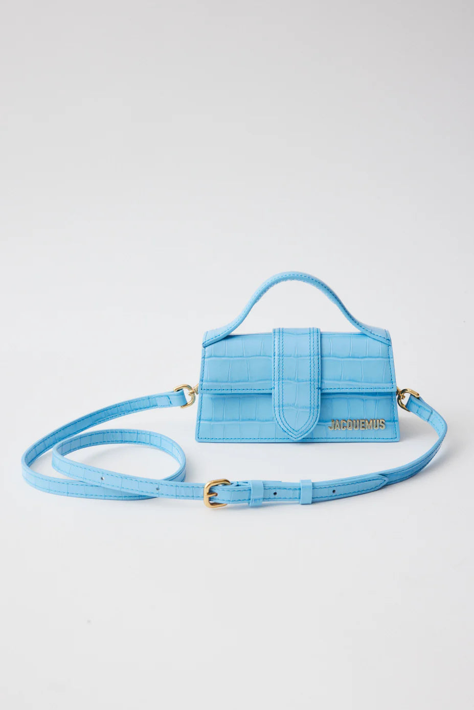 Jacquemus Le Bambino Crocodile Blu