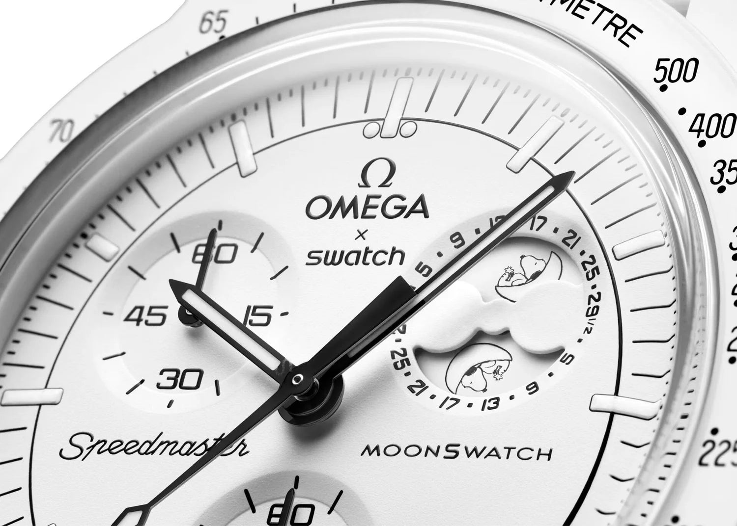 SWATCH X OMEGA BIOCÉRAMIQUE MOONSWATCH MISSION MOONPHASE SNOOPY
