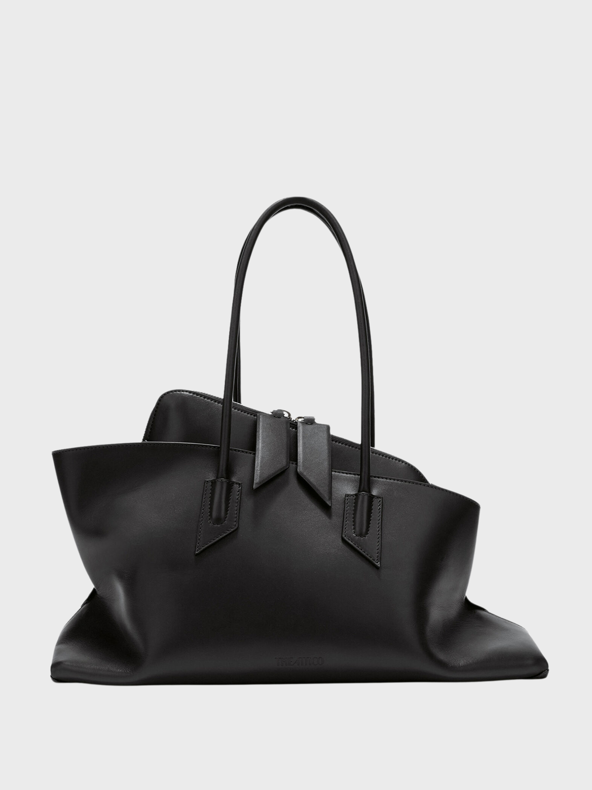 Borsa The Attico La Passeggiata Medium in pelle nera