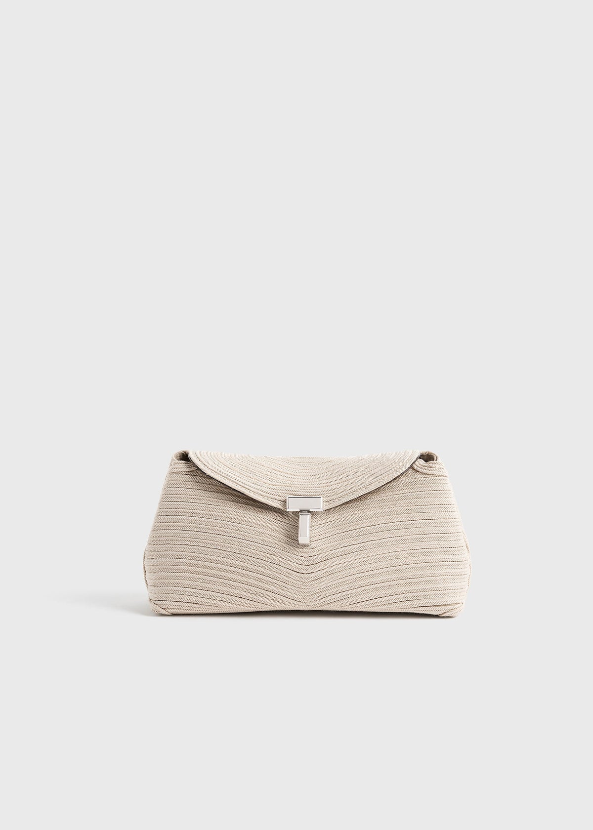 Toteme T-Lock Mini Color Perla in Corda
