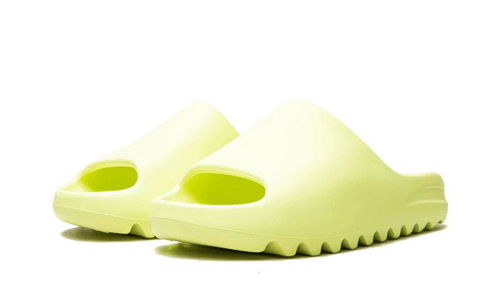 Claquettes Adidas Yeezy Vert phosphorescent