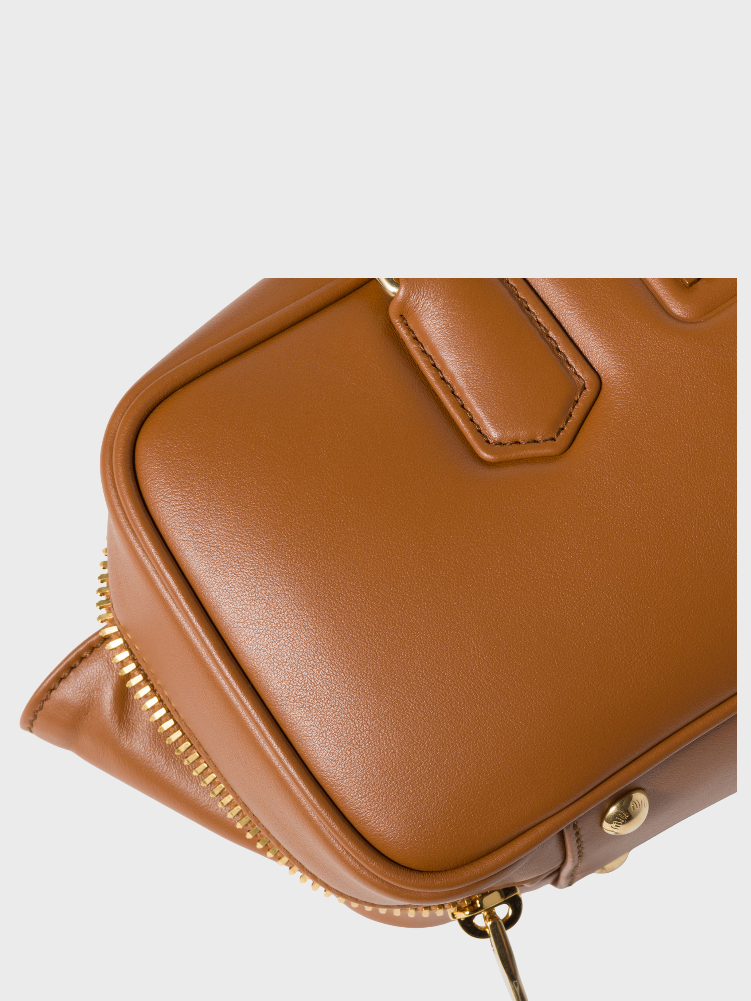 Miu Miu Arcadie in pelle Cognac Large