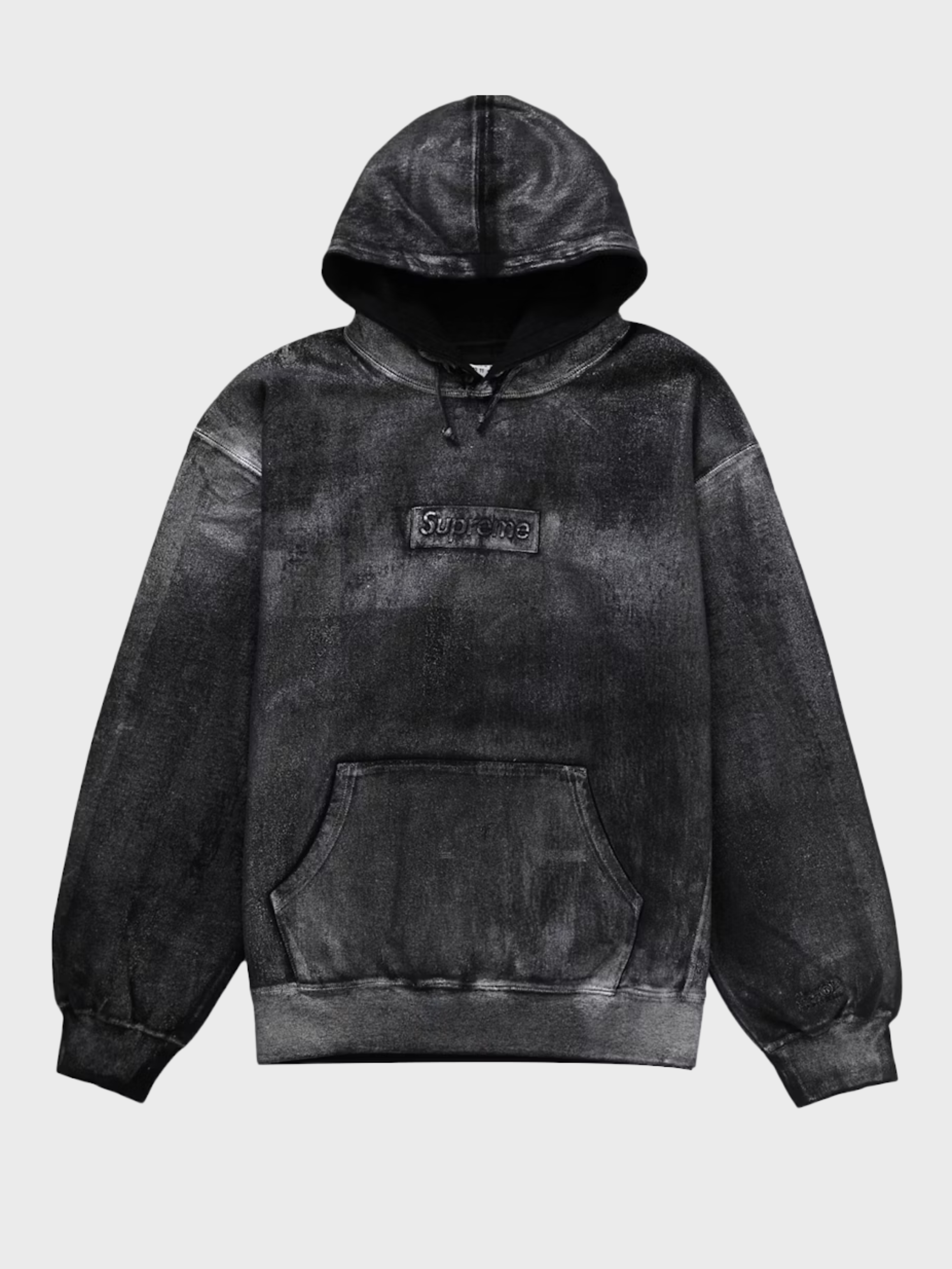 Supreme MM6 Maison Margiela Foil Box Logo Hooded Sweatshirt Black