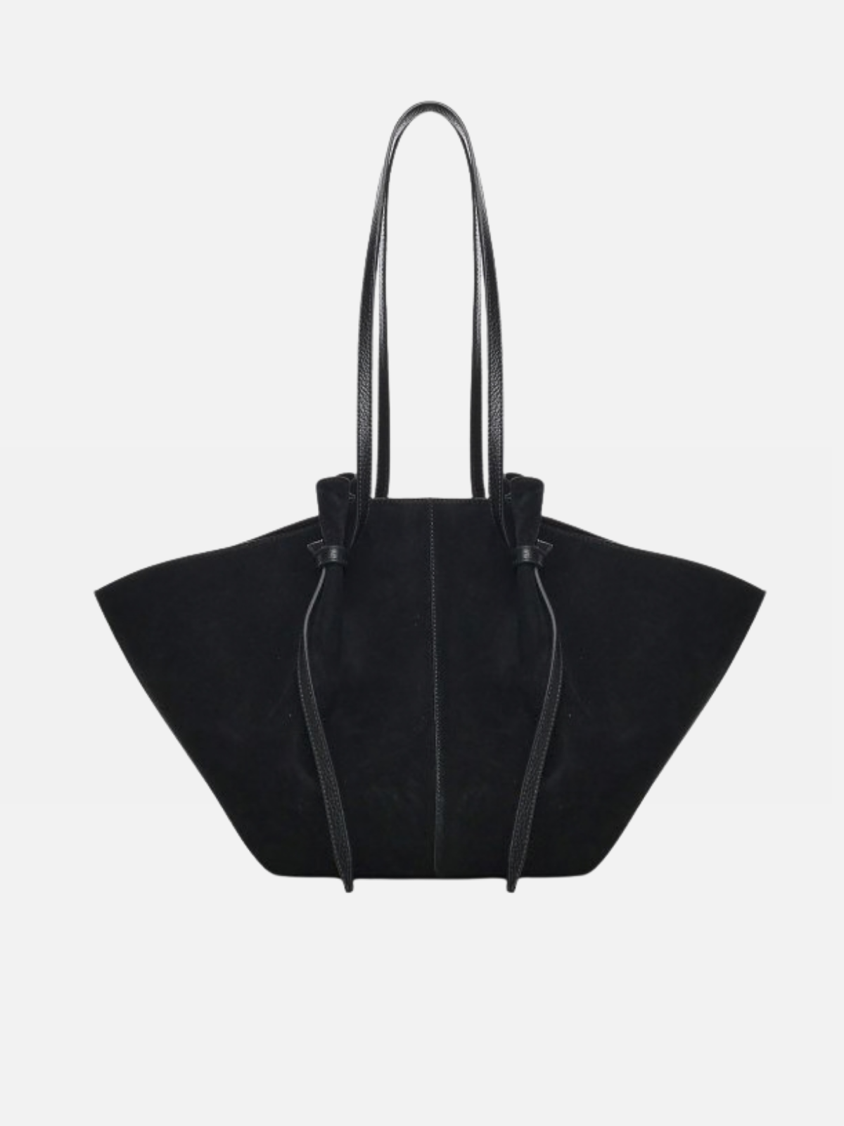 YUZEFI LARGE MOCHI - BLACK SUEDE