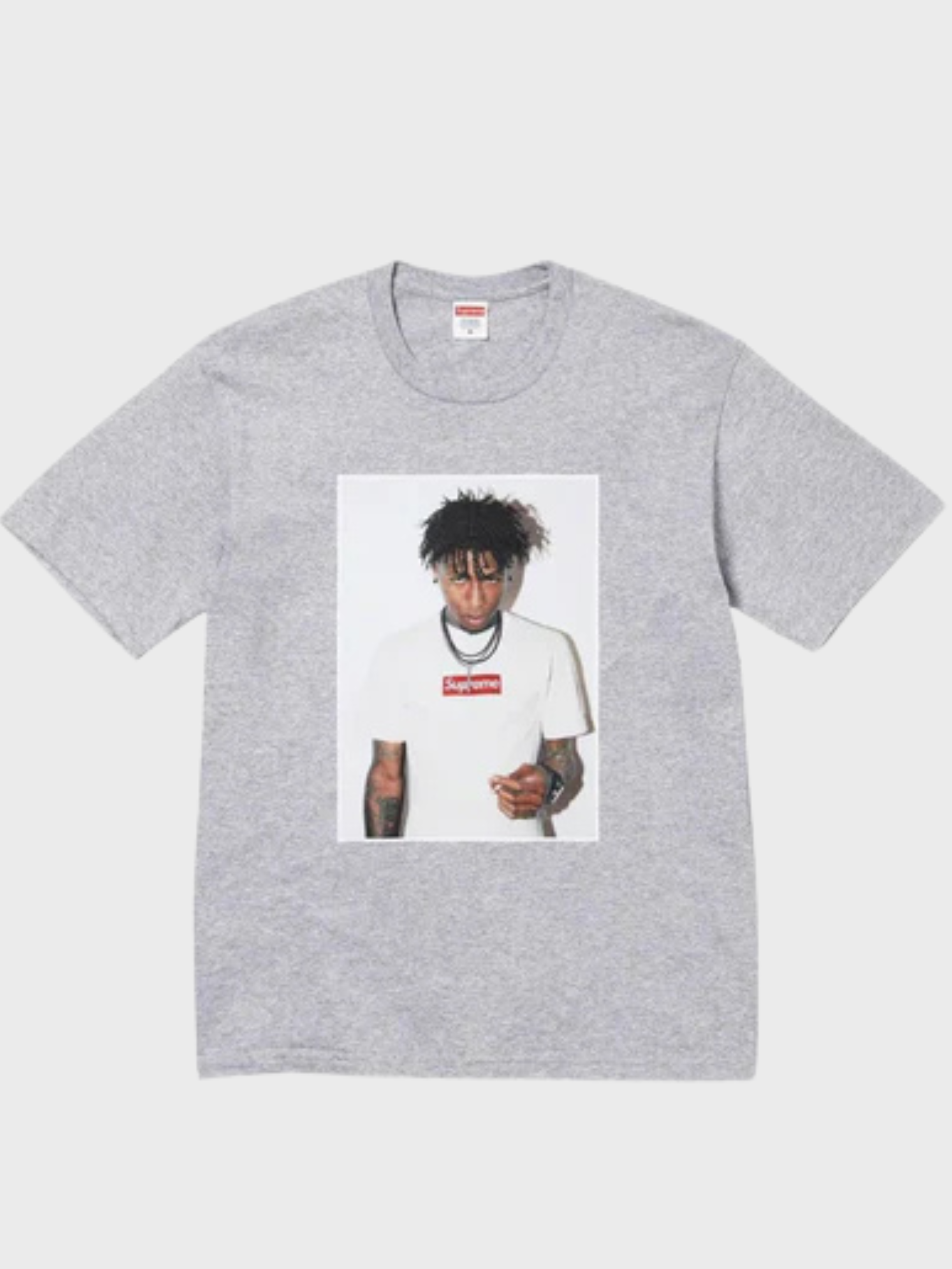 Supreme NBA Youngboy Tee Heather Grey (FW23)