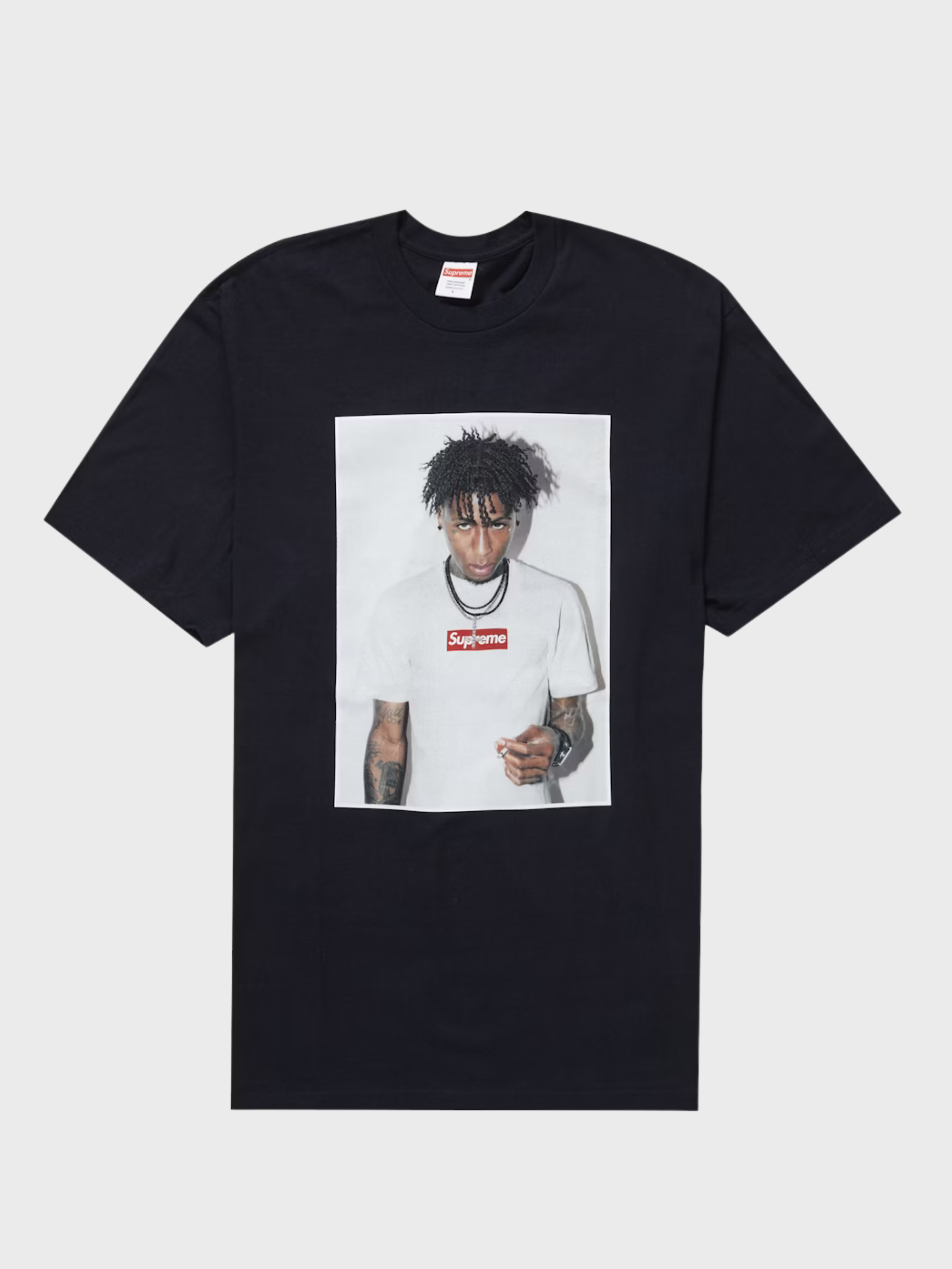 Supreme NBA Youngboy Tee Heather Black (FW23)