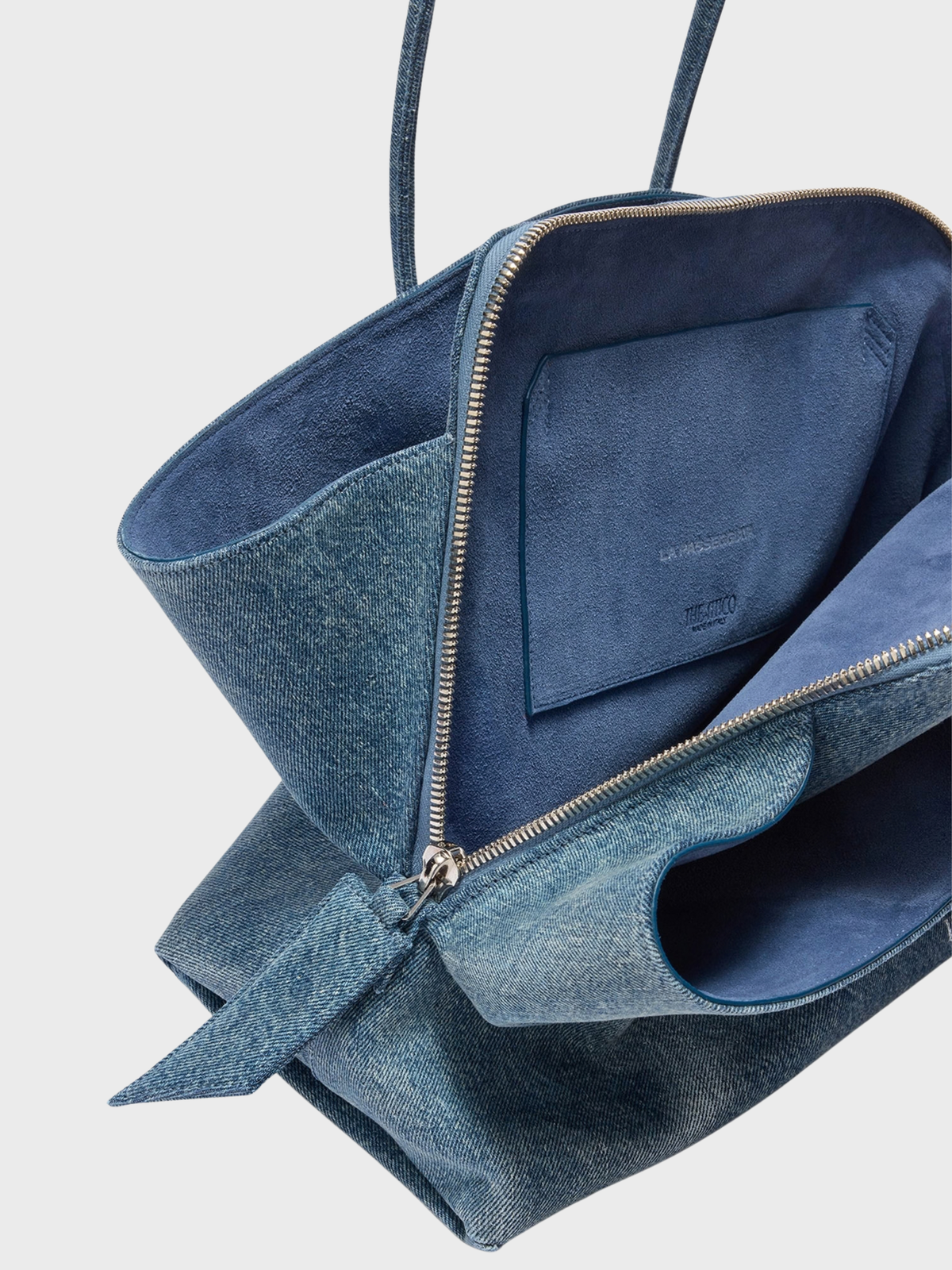 The Attico La Passeggiata Medium Washed Denim