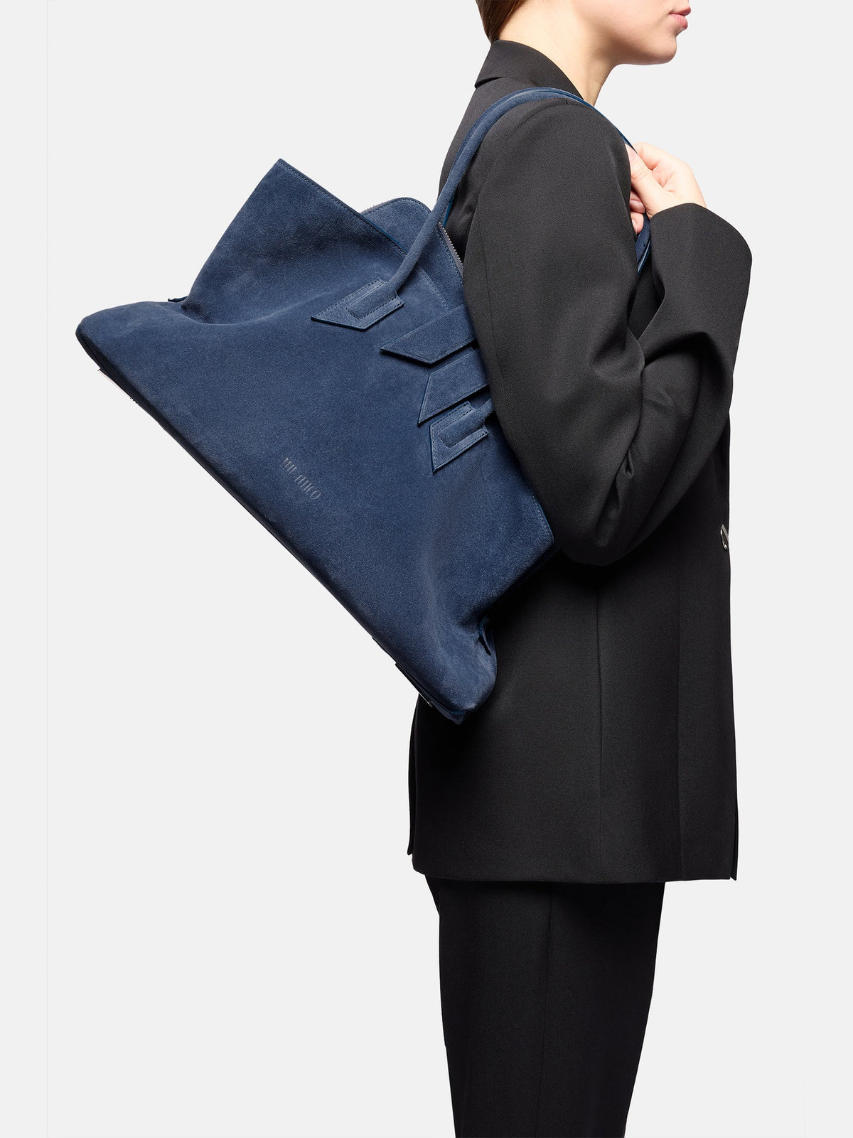 The Attico La Passeggiata Medium Sapphire Blue