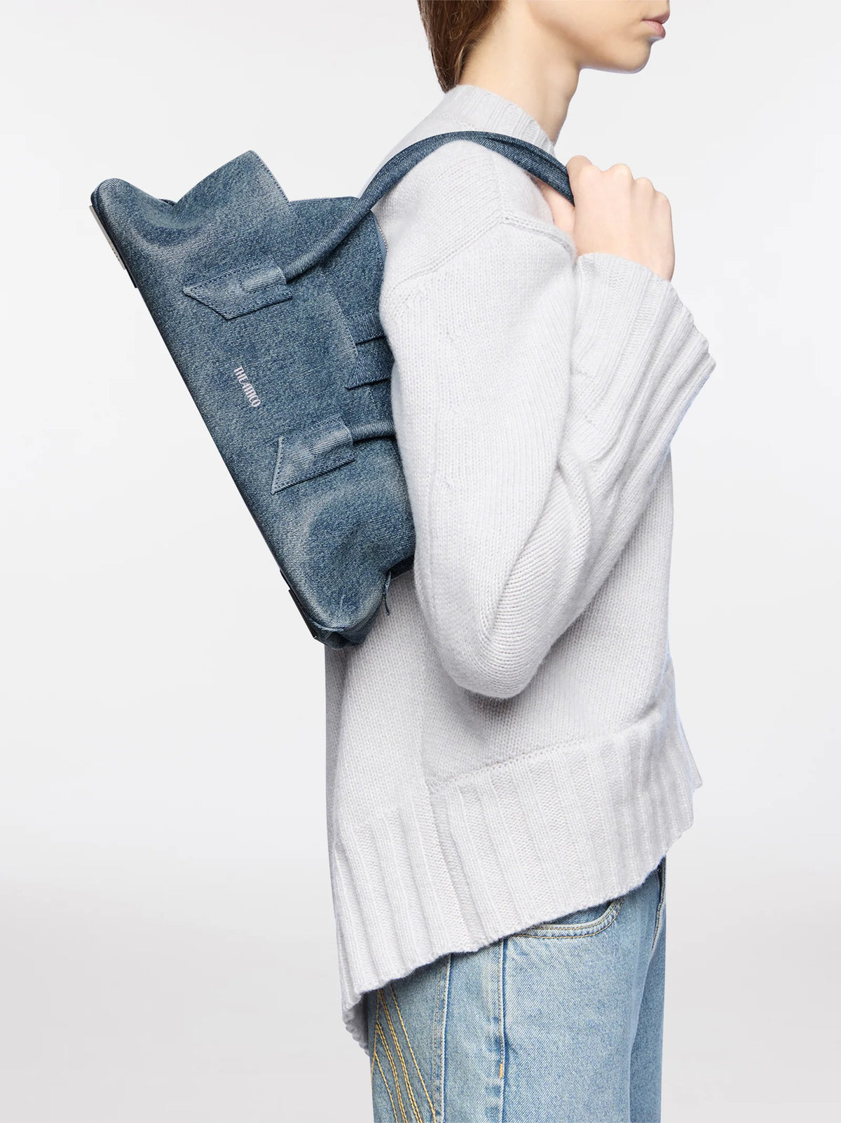 The Attico La Passeggiata Small Washed Denim