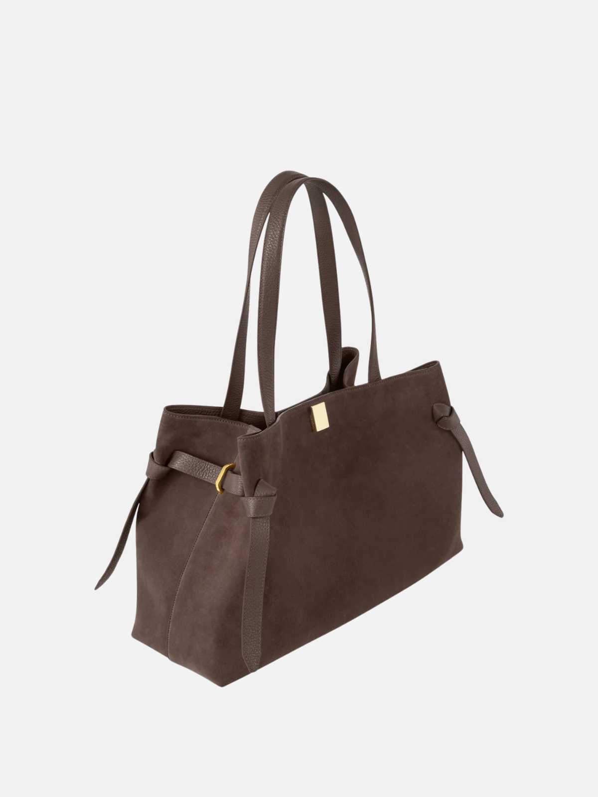 YUZEFI GYOZA TOTE - NUTMEG SUEDE