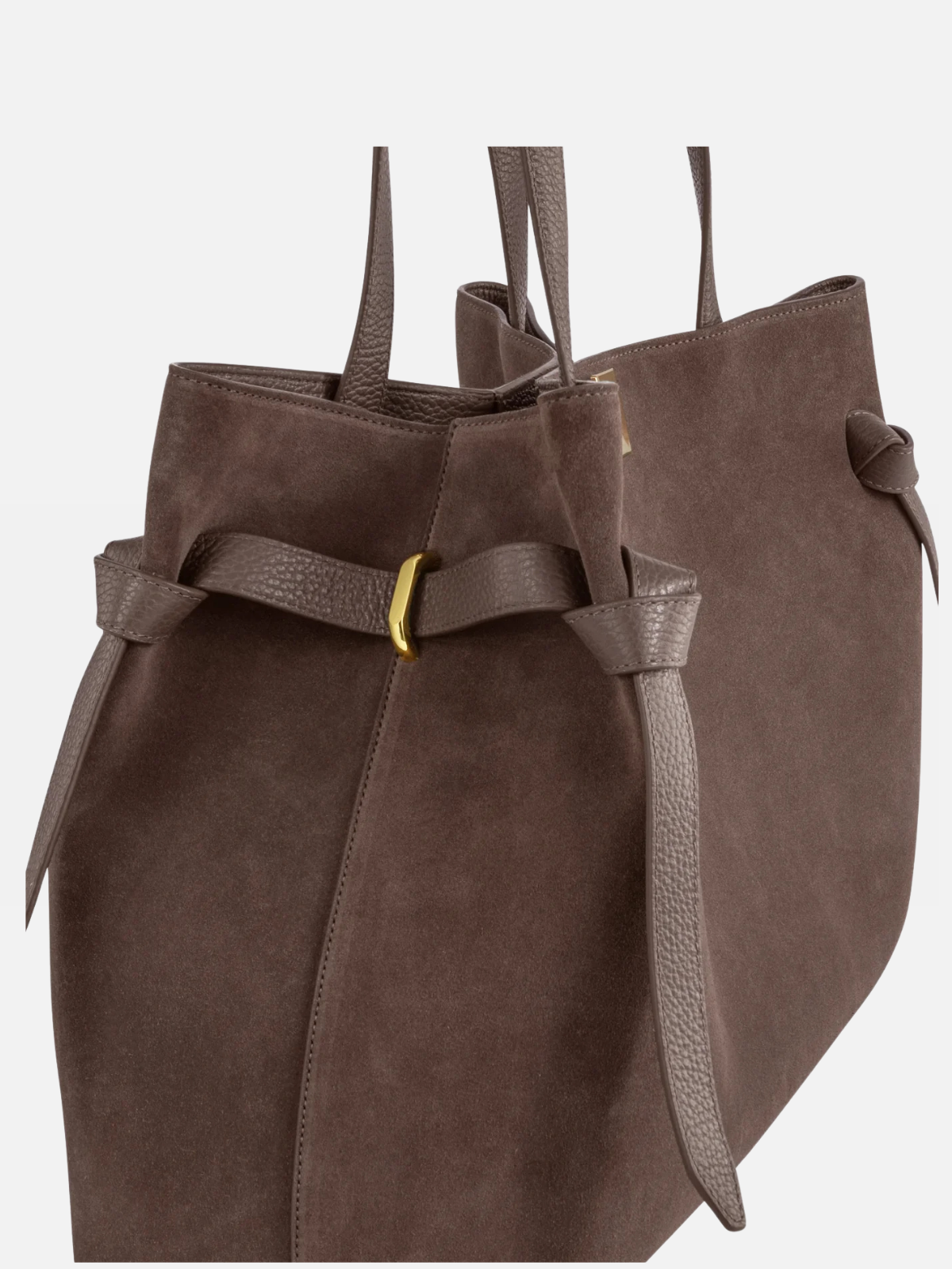 YUZEFI GYOZA TOTE - NUTMEG SUEDE